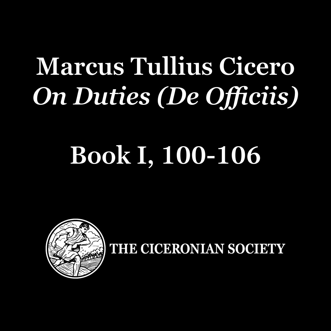 Cicero On Duties, Episode 17 - Seemliness, Decorum (2) episode artwork