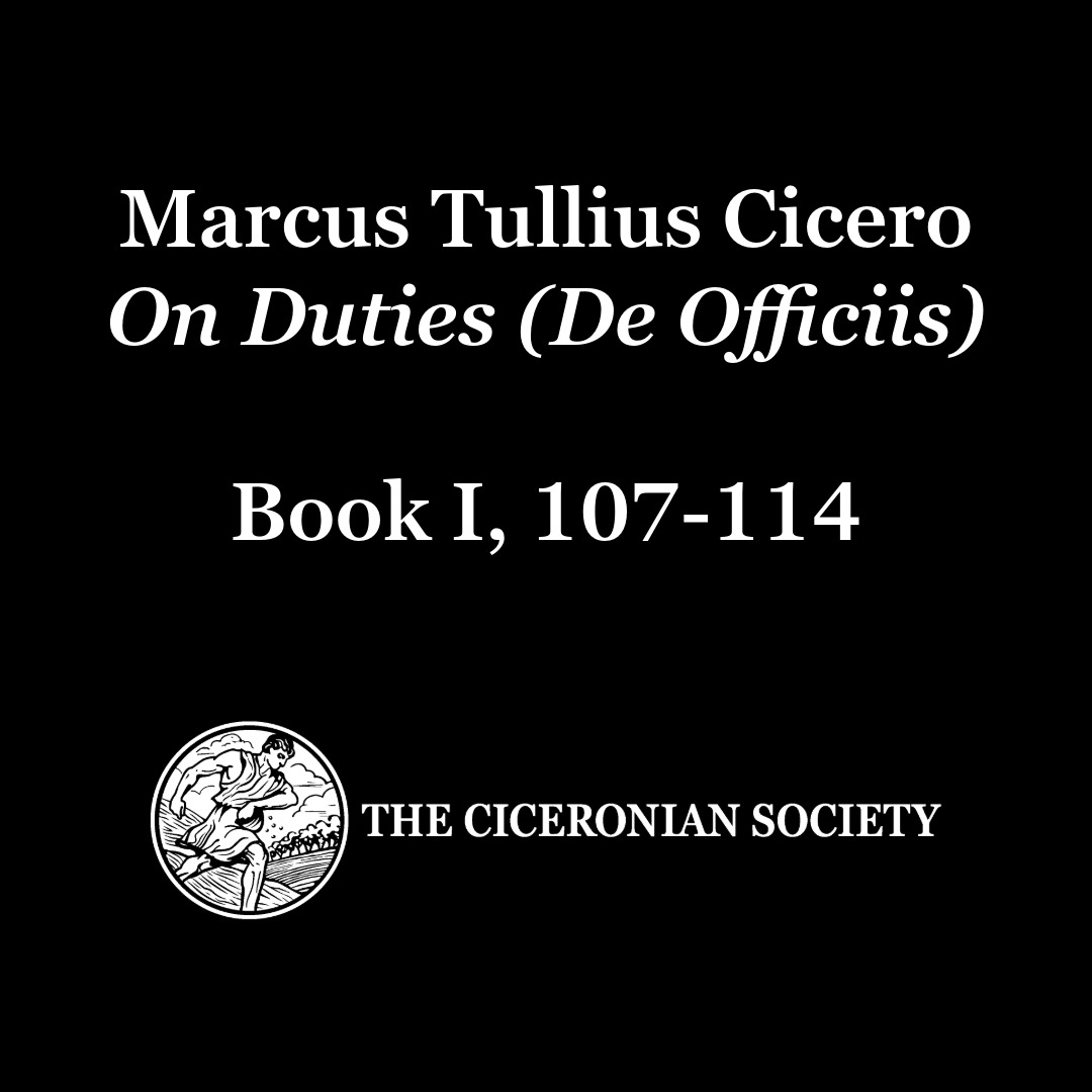 Cicero On Duties, Episode 18 - Personal Seemliness episode artwork