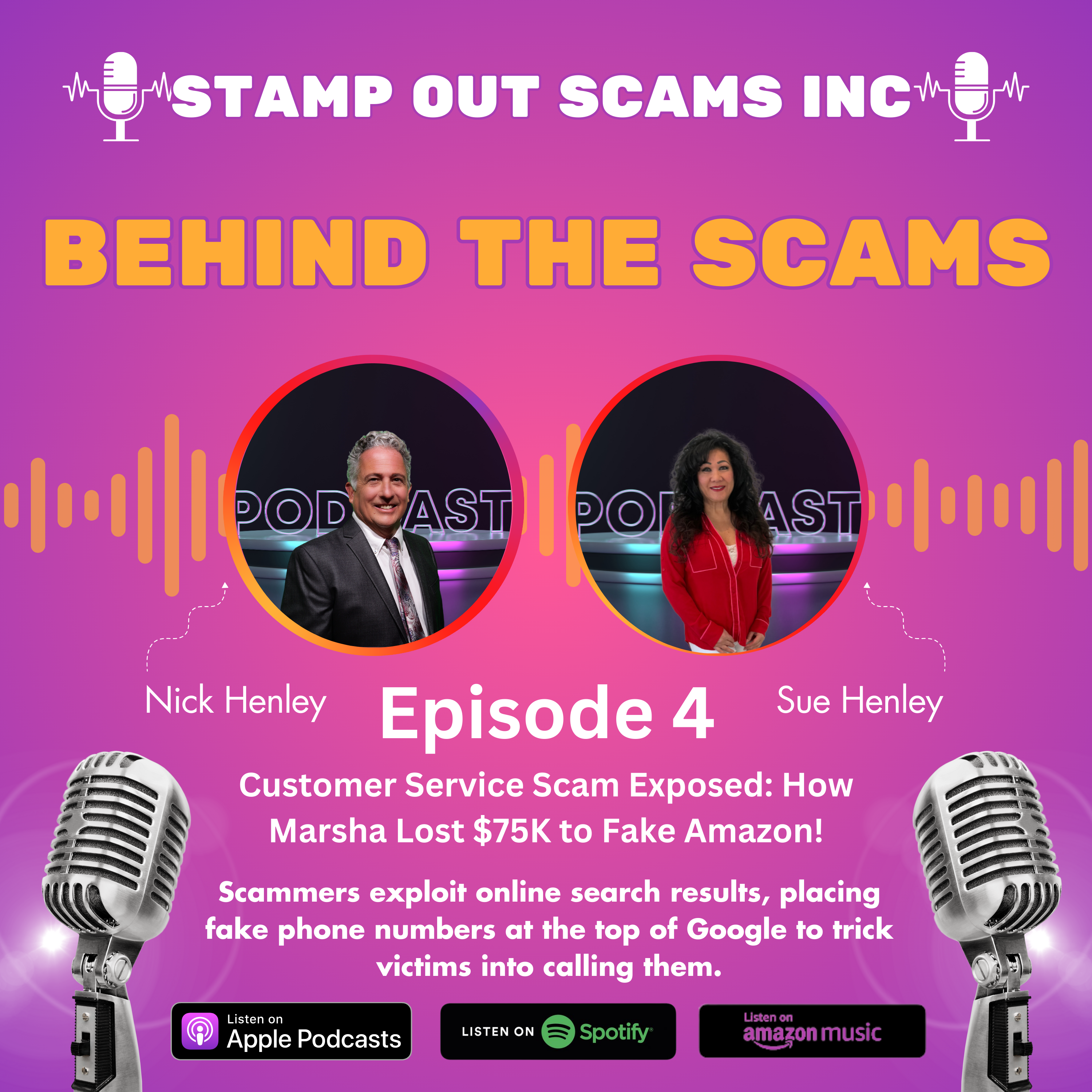 EP 4:  Customer Service Scam Exposed: How Marsha Lost $75K to Fake Amazon Support!