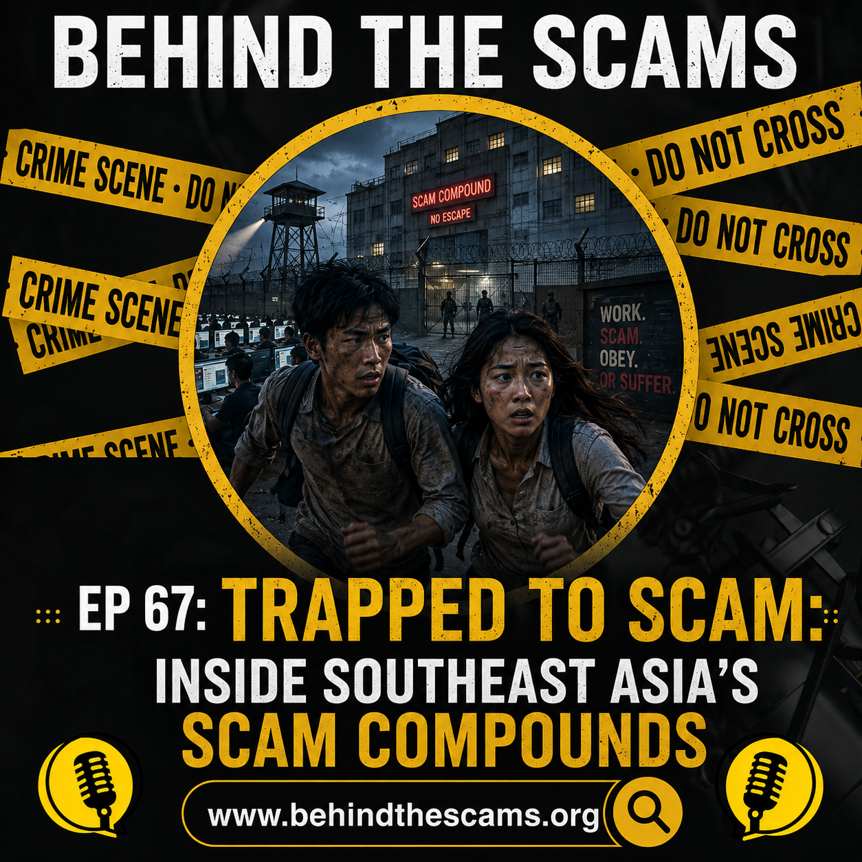 EP67: Trapped to Scam: Inside Southeast Asia’s Cyber-Scam Compounds episode artwork