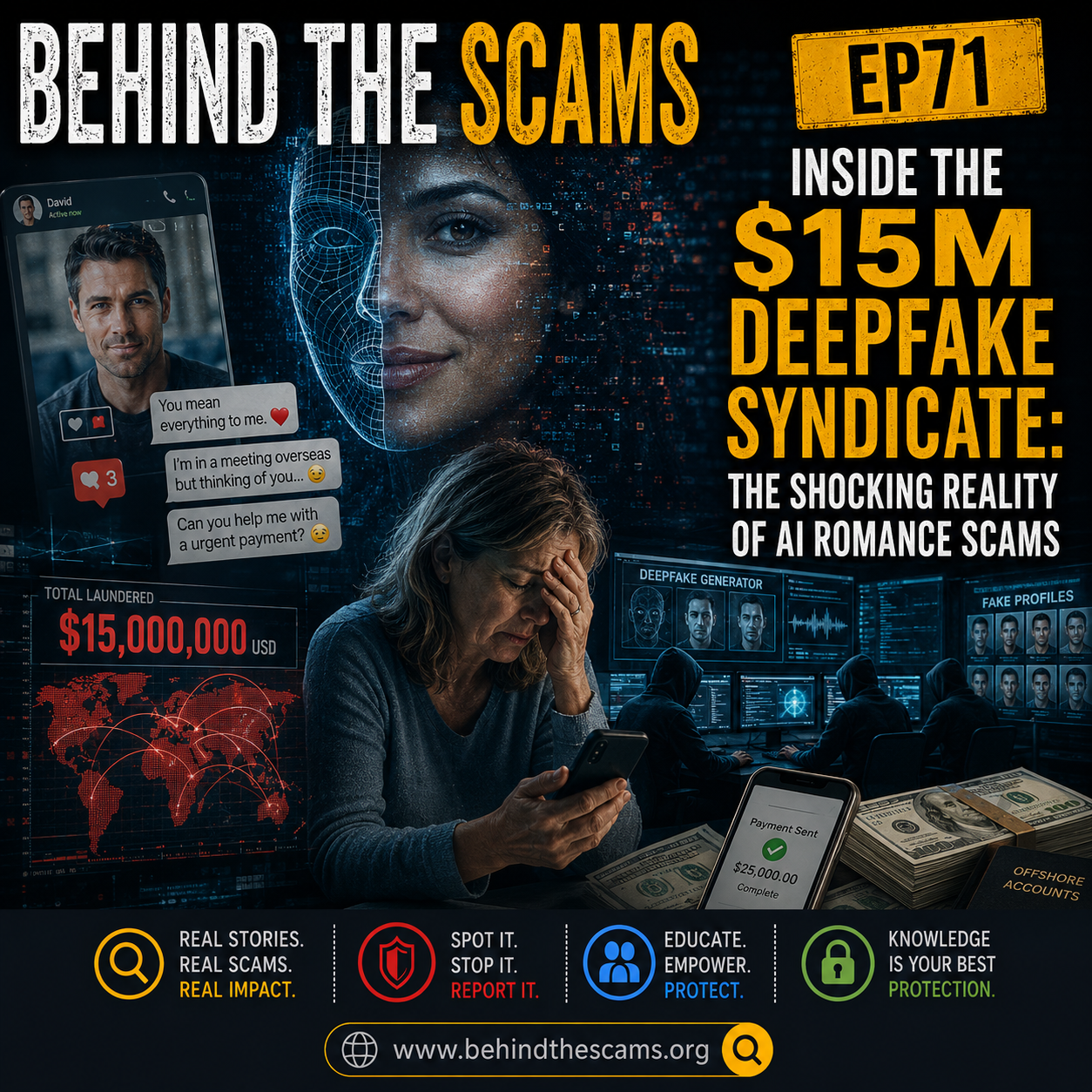 AI Romance Scams: Inside the $15M Deepfake Syndicate (Ep 71) episode artwork