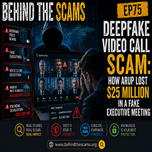 Deepfake Video Call Scam: How Arup Lost $25 Million in a Fake Executive Meeting (EP75) episode artwork