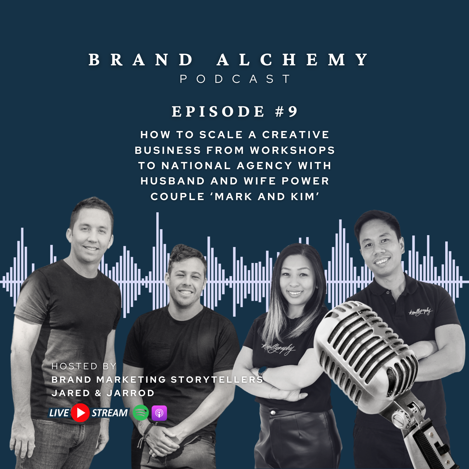 Episode #9: How to Scale a Creative Business From Workshops to National Agency With Husband And Wife Power Couple ‘Mark and Kim’