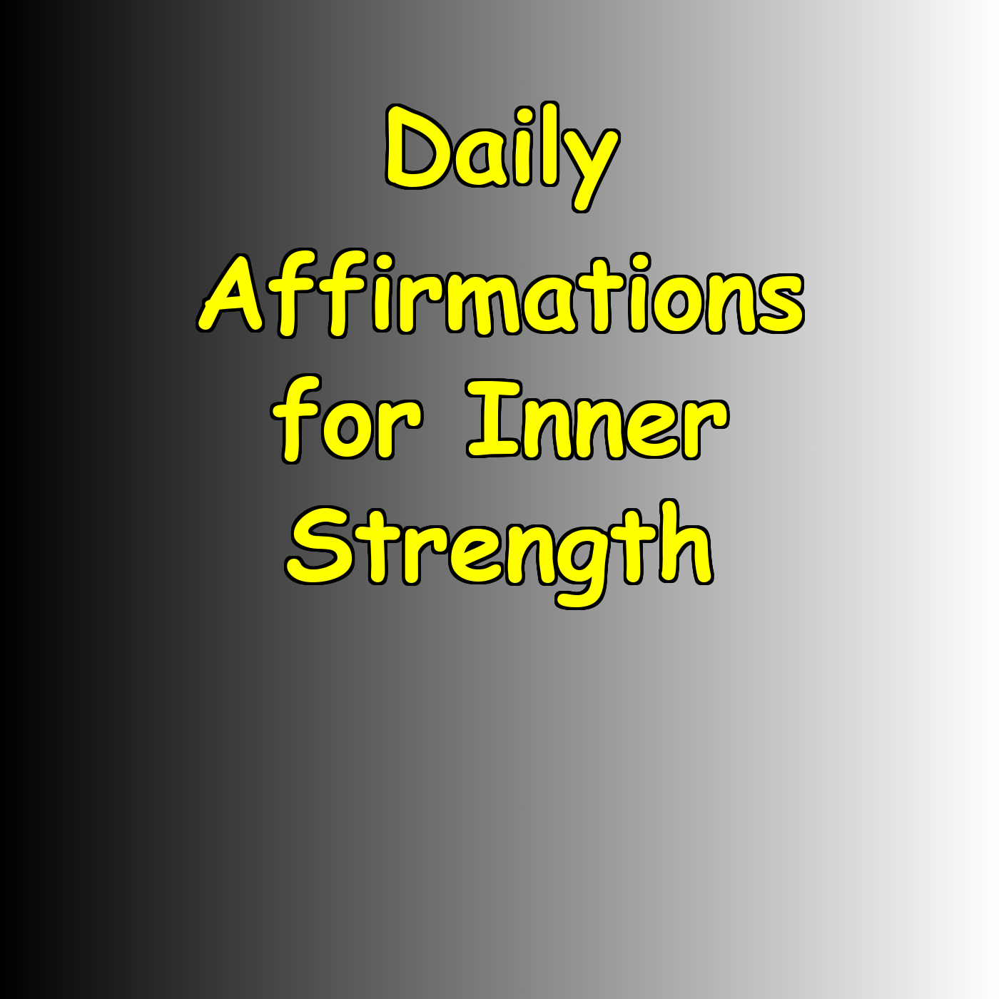 Daily Affirmations for Inner Strength | Emotional Resilience
