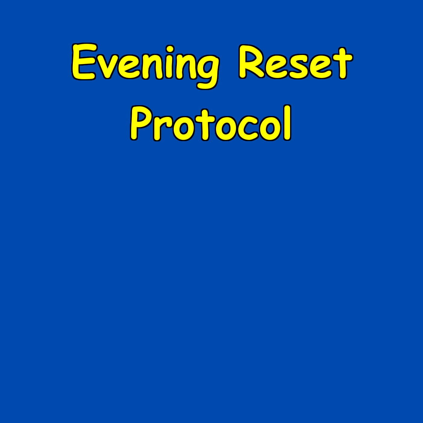 Evening Reset Protocol | Sleep Affirmations And Subconscious Calm