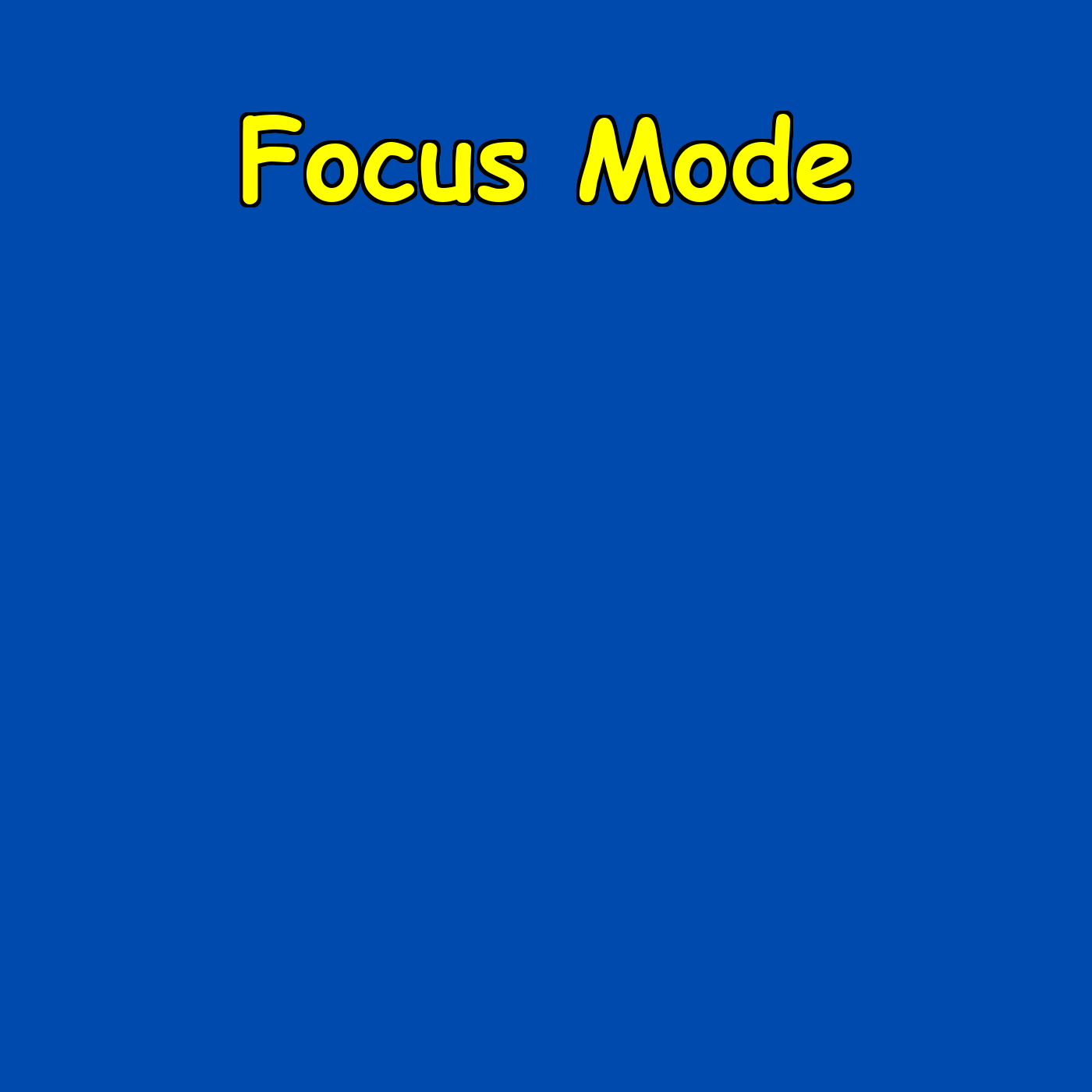 Focus Mode | Train Your Brain Daily