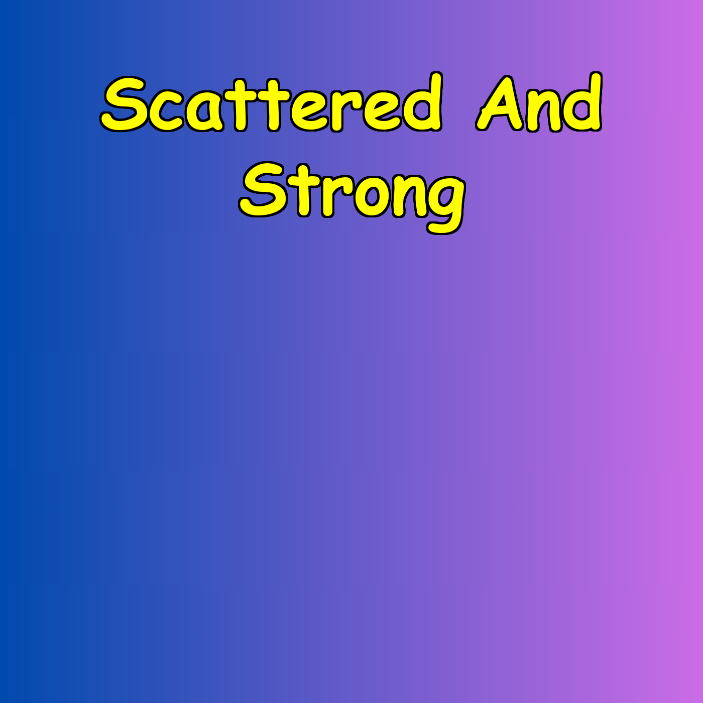 Scattered And Strong | Emotional Regulation And Productivity