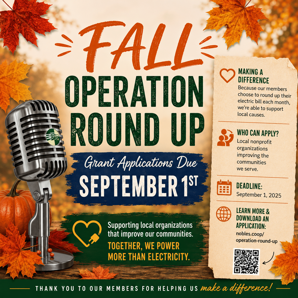 August 2026 - Operation round UP