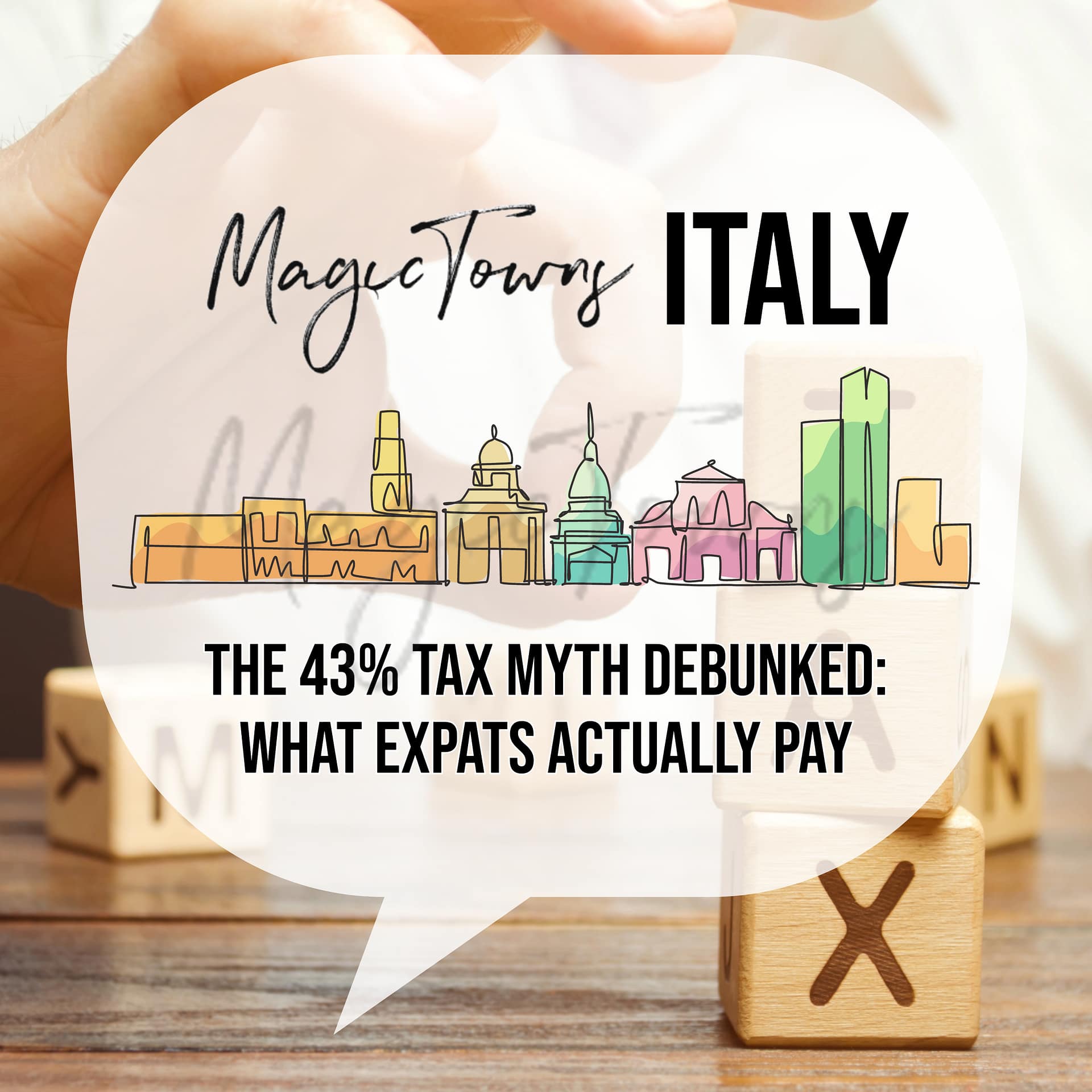 The Italian 43% Tax Myth: What Expats Actually Pay