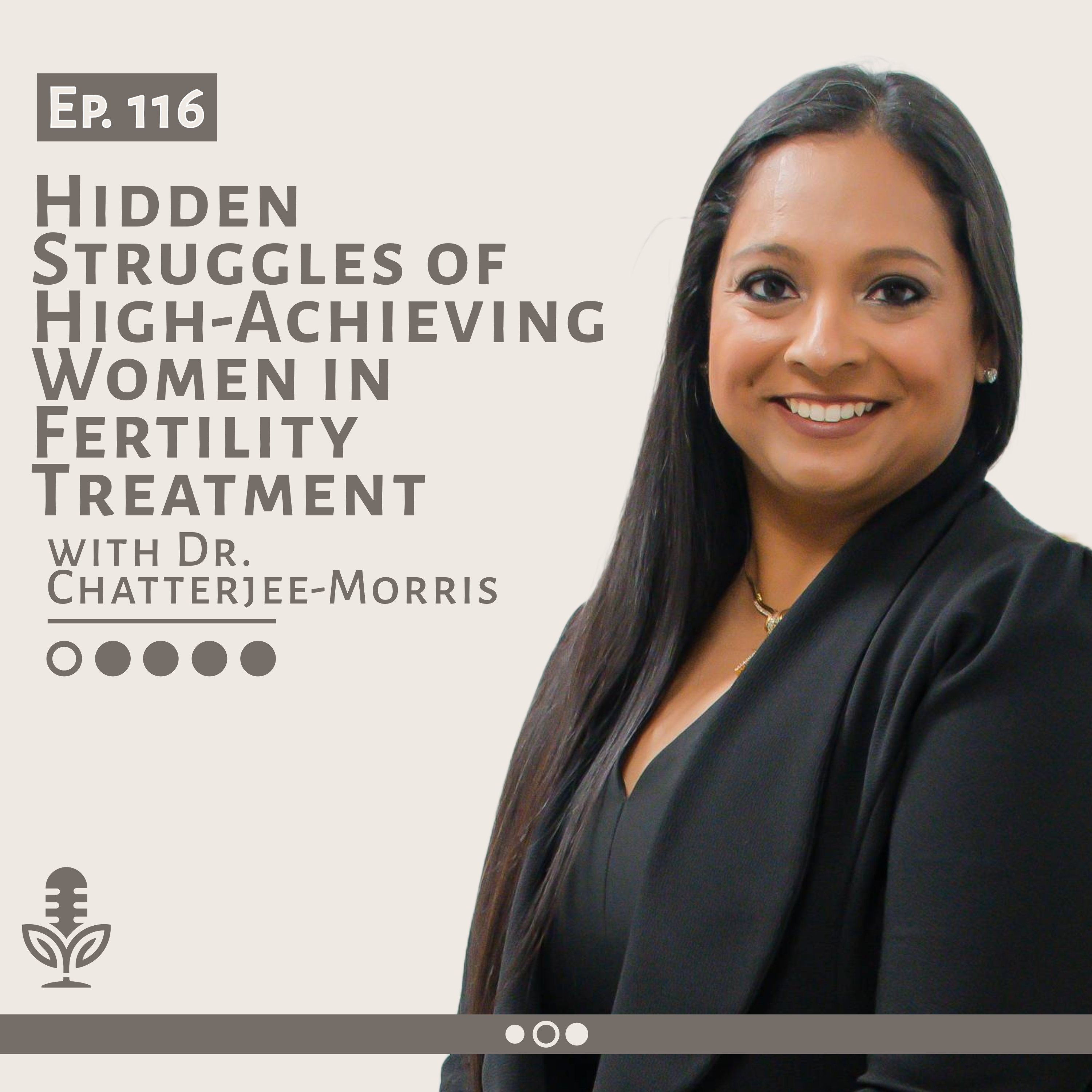 Ep 116 Hidden Struggles of High-Achieving Women in Fertility Treatment with Dr. Chatterjee-Morris