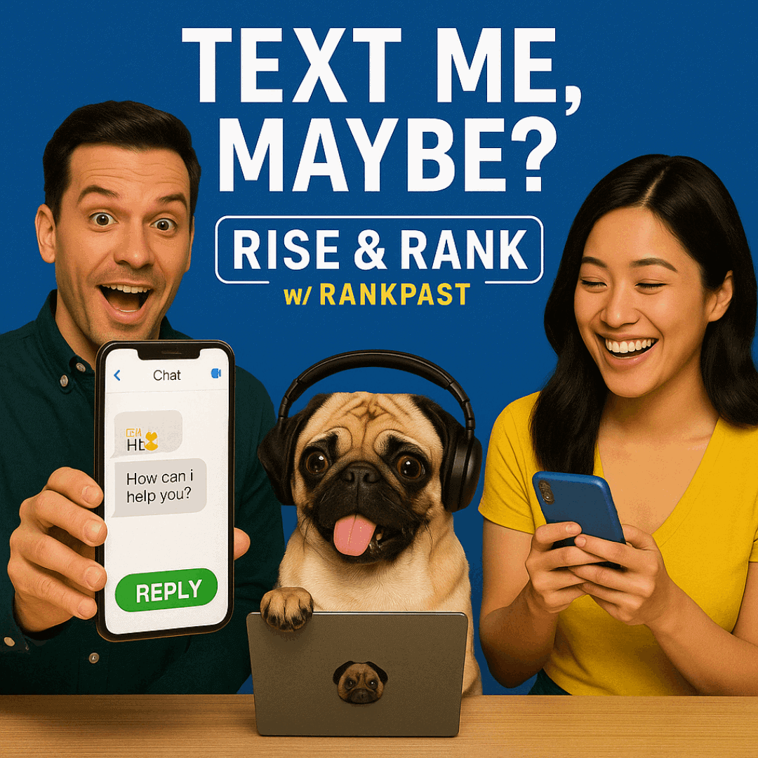 Episode 12: Text Me, Maybe? - Rise & Rank w/ RankPast Local SEO Podcast: GBP Edition