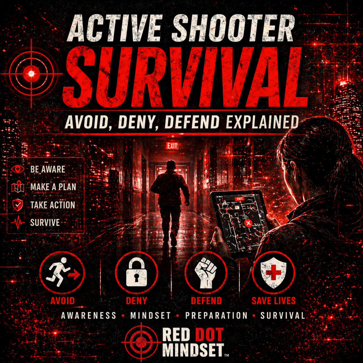 Active Shooter Survival: Avoid, Deny, Defend Explained