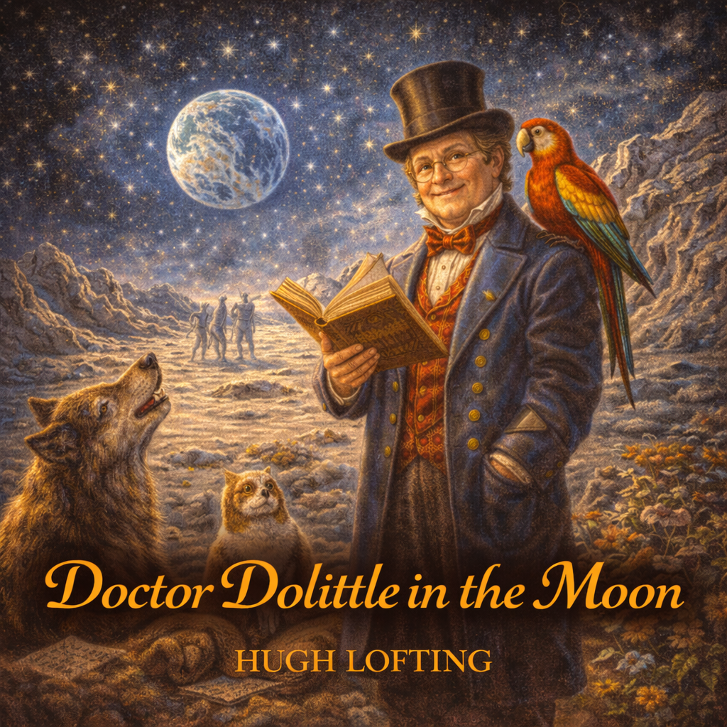 Doctor Dolittle in the Moon by Hugh Lofting ~ Full Audiobook [children]