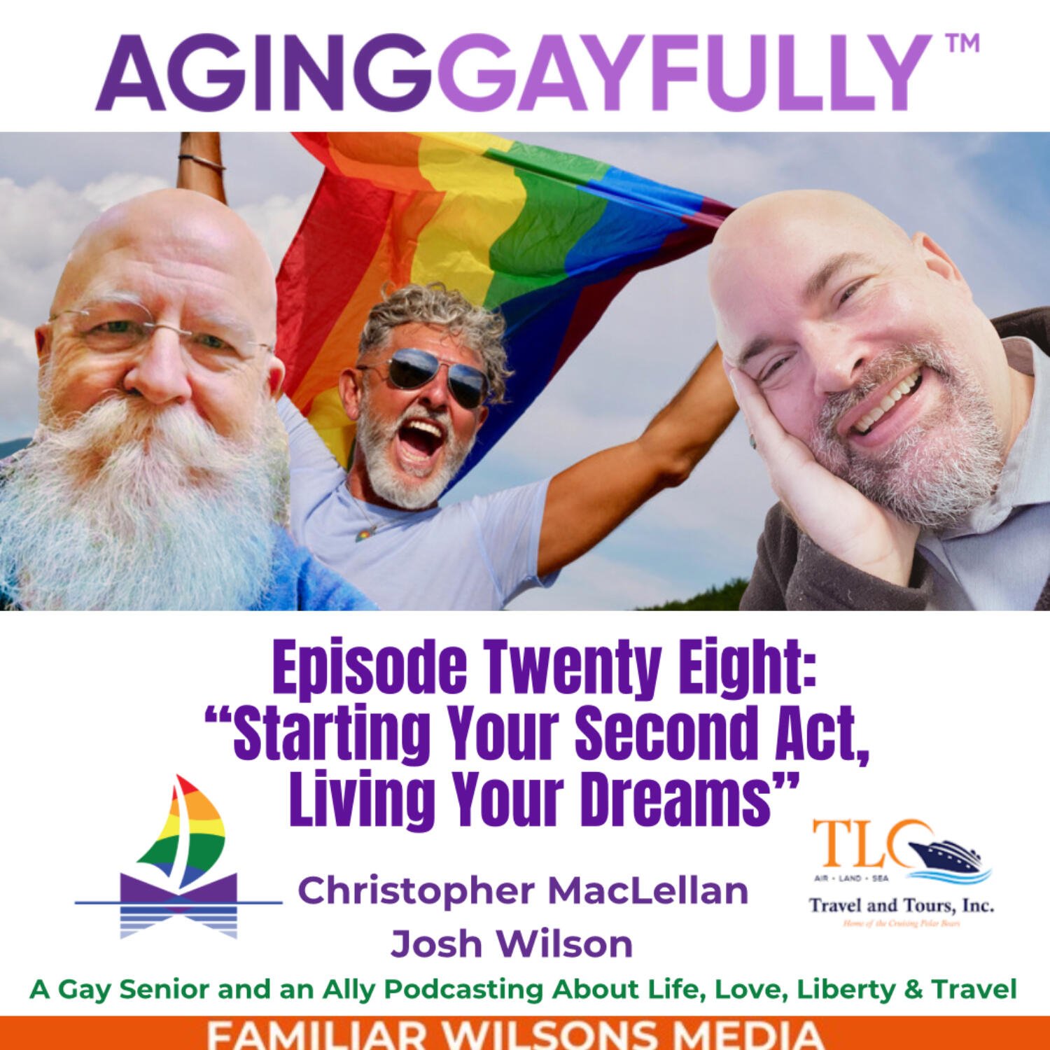AgingGayfully® Starting Your Second Act, Living Your Dreams