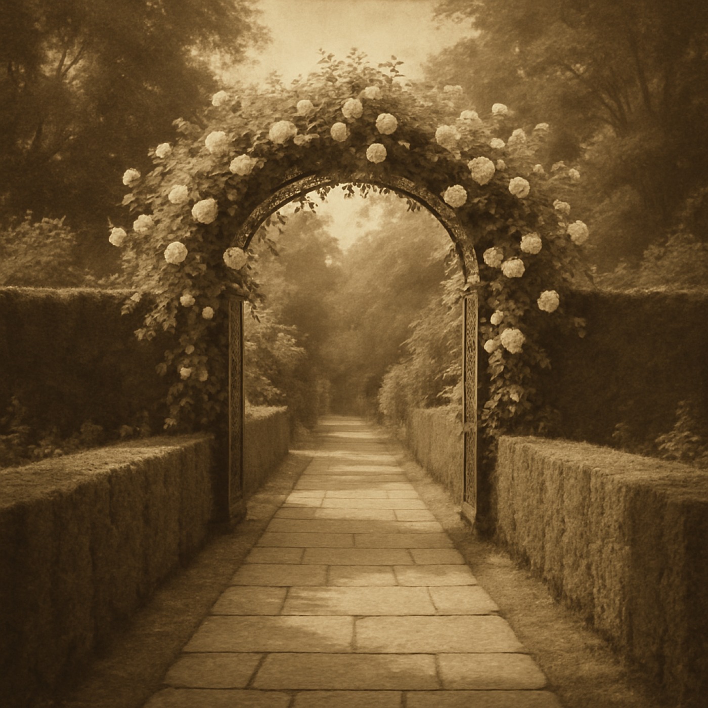 Grand Entrances and Dramatic Stone Pathways