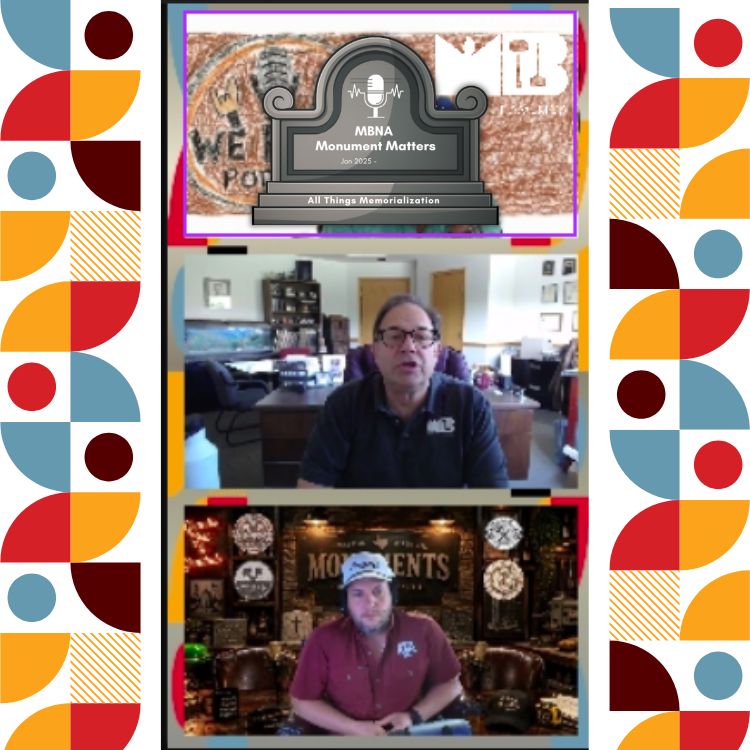 Keeping the Monument Industry Connected:  A conversation with the  We Rock podcast hosts episode artwork