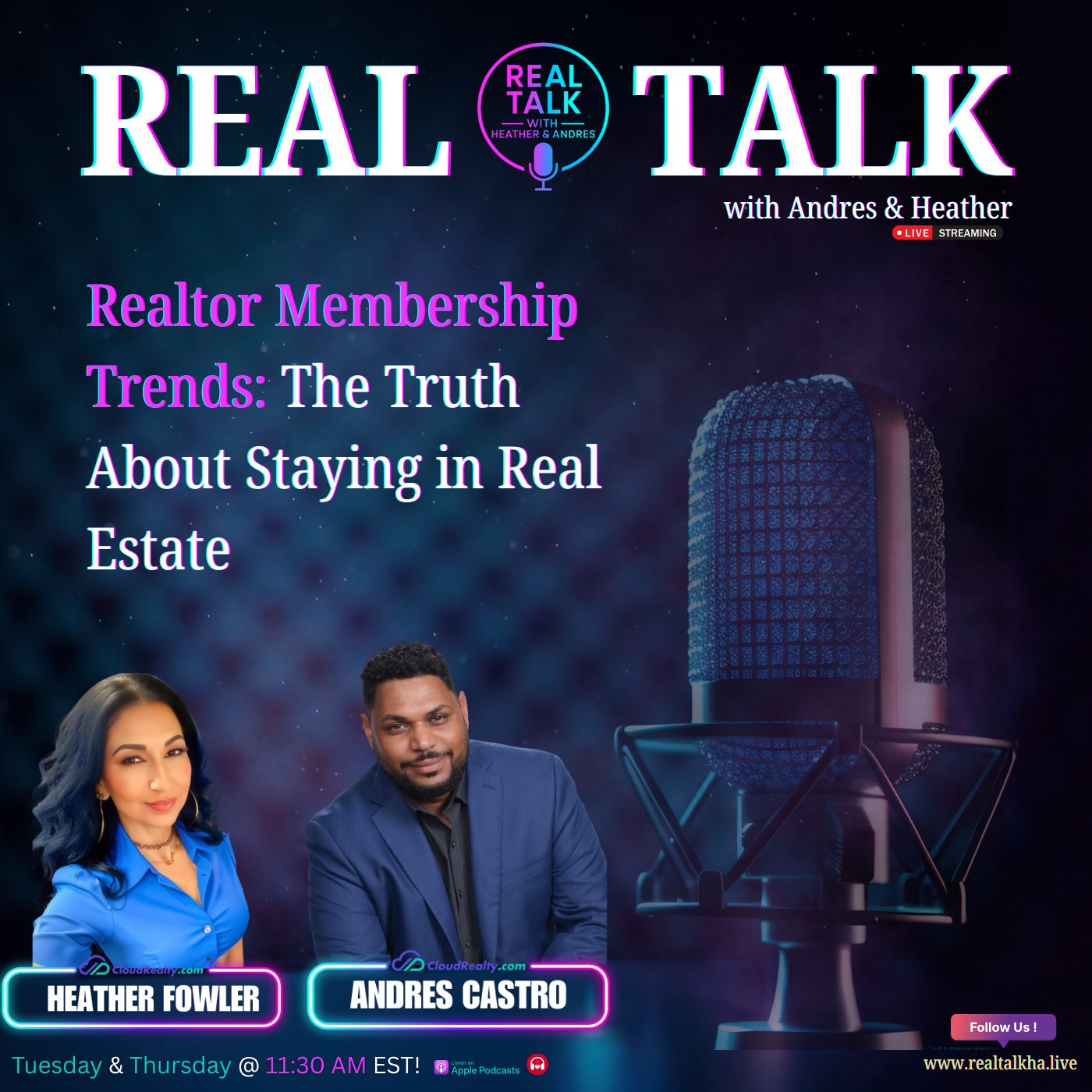 Realtor Membership Trends: The Truth About Staying in Real Estate | Real Talk with Andres & Heather