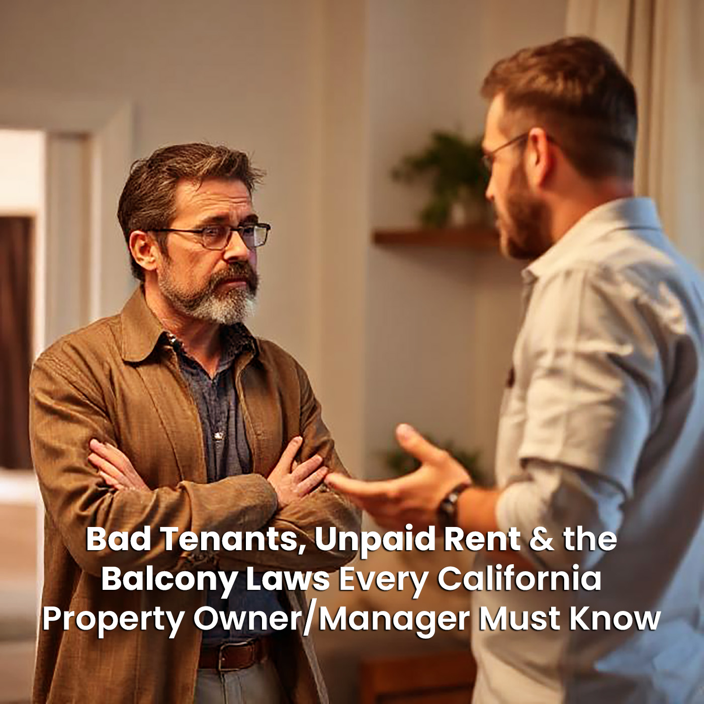 Bad Tenants, Unpaid Rent & the Balcony Laws Every California Property Owner/Manager Must Know