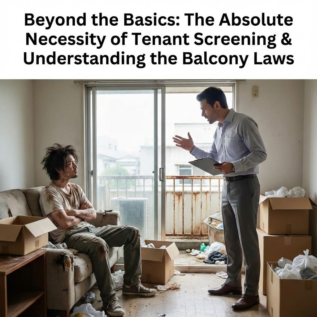 Beyond the Basics: The Absolute Necessity of Tenant Screening & Understanding the Balcony Laws
