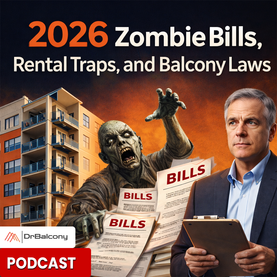 2026 Zombie Bills, Rental Traps, and Balcony Laws for Property Owners and Managers