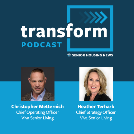 Christopher Metternich, COO, and Heather Terhark, CSO, Viva Senior Living