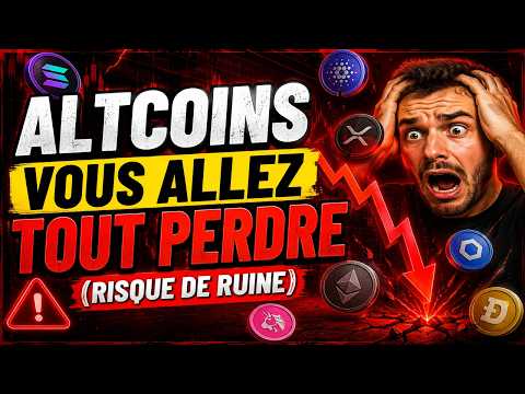 Altcoins : vous allez TOUT perdre.