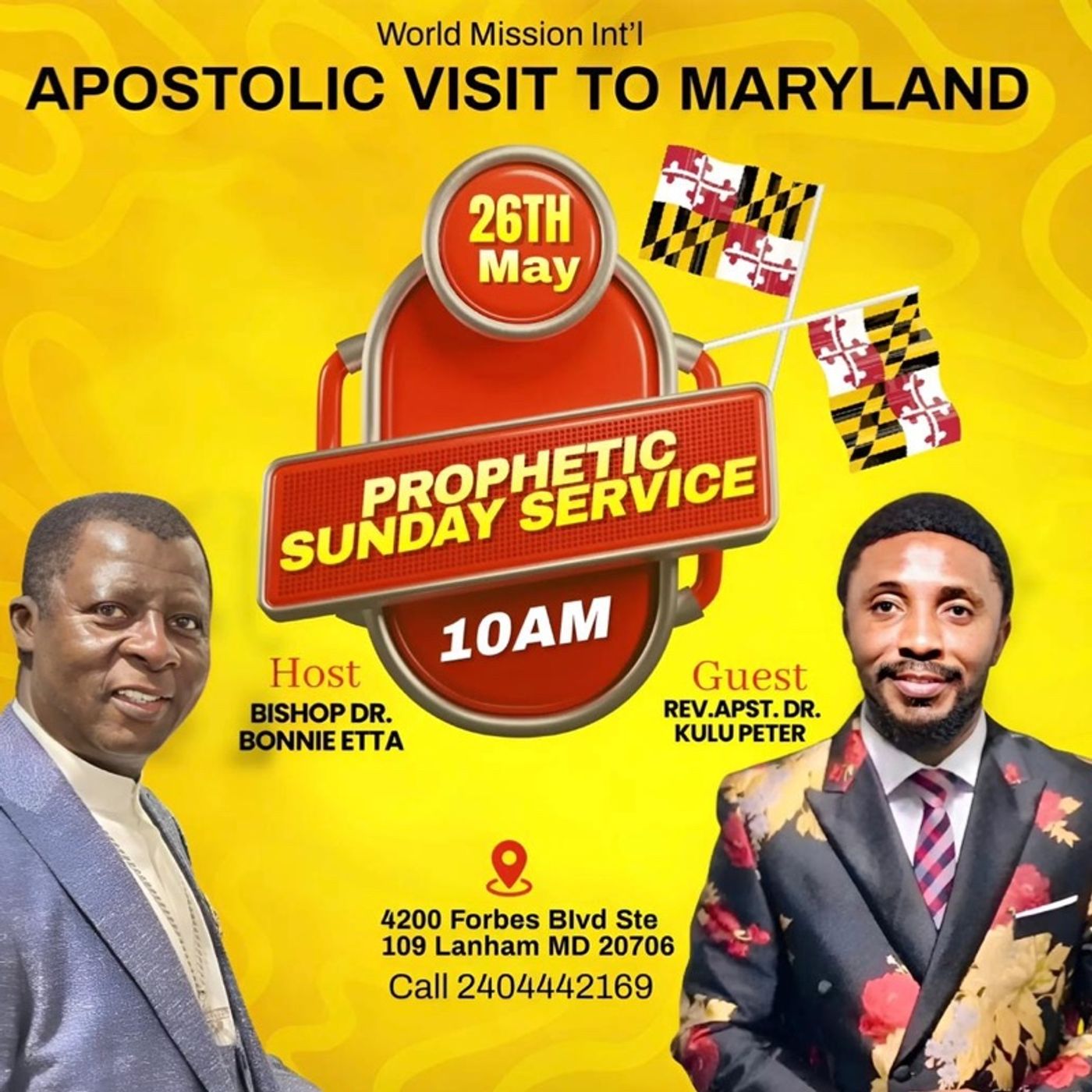 Prophet Kulu Peter at World Mission - World Impact Radio- Teachings and prayers with Dr Bonnie Etta