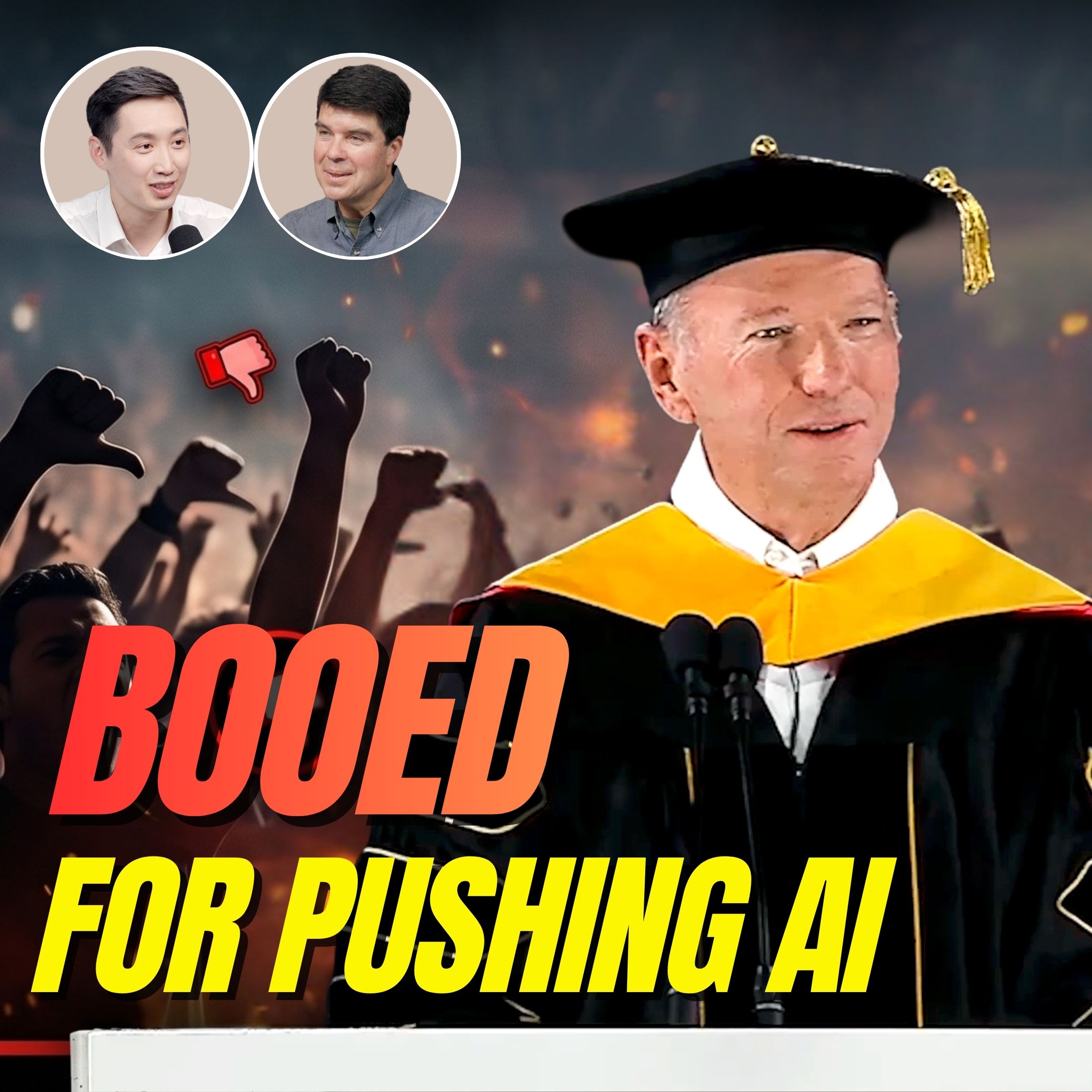 Eric Schmidt Gets BOOED by 9,000 Students for Pushing AI, And Here's Why