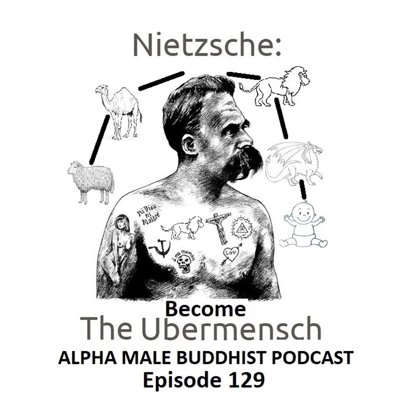 Ep 129 - Friedrich Nietzsche - Thus Spoke Zarathustra - Prologue - 1 Thru 5  - Reading and commentary - Uber Mensch