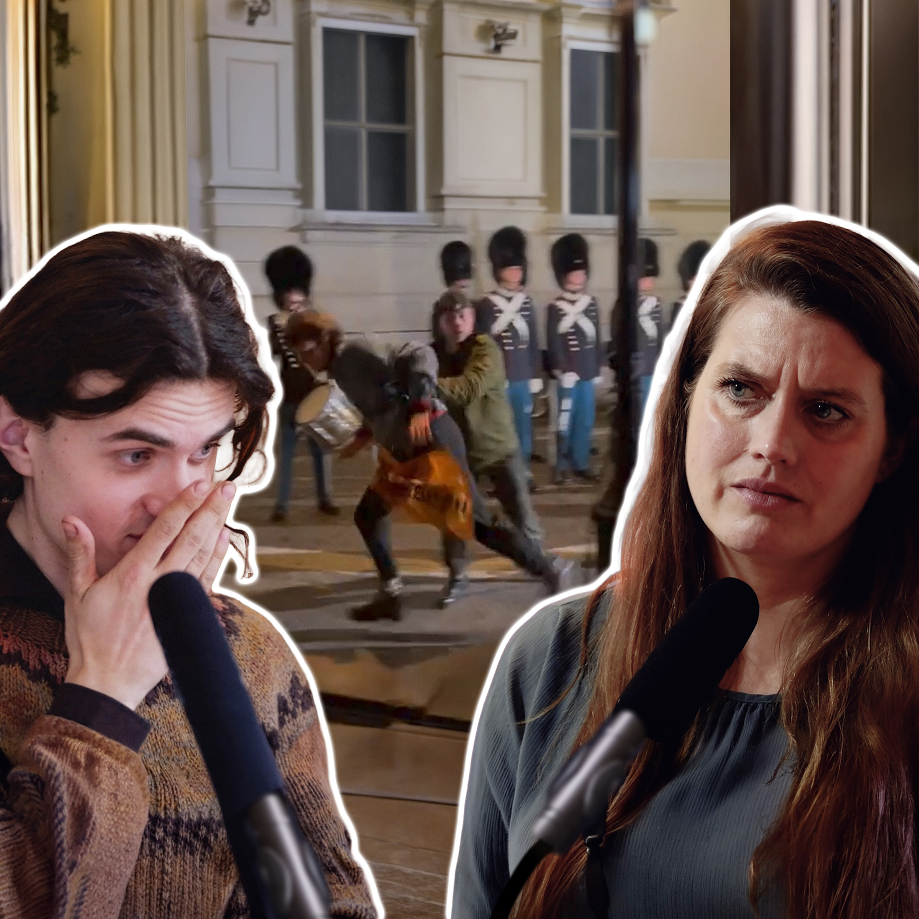 Slået ned efter kongens nytårstale – Oskar Kluges protest på slotspladsen