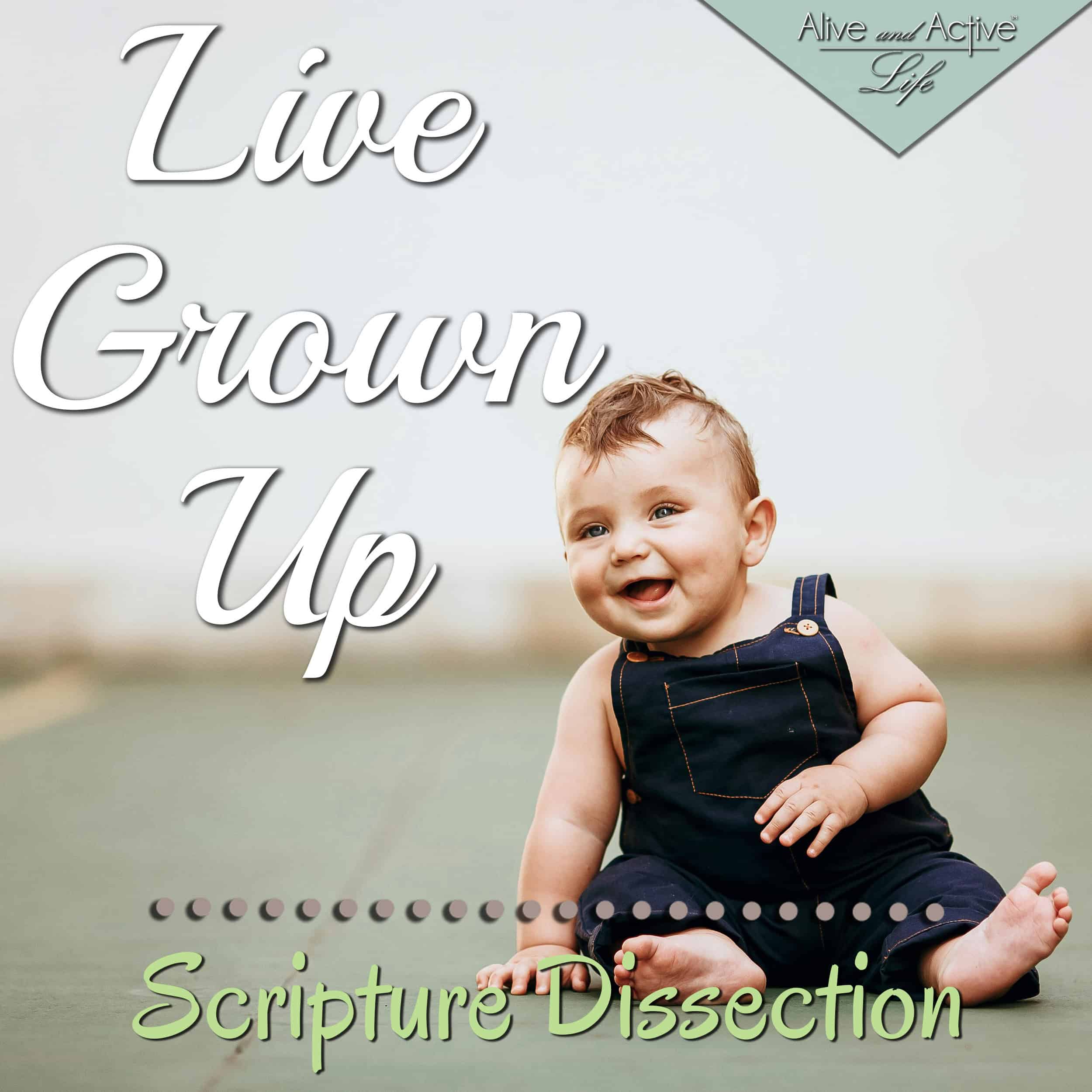 Live Grown Up - Scripture Dissection