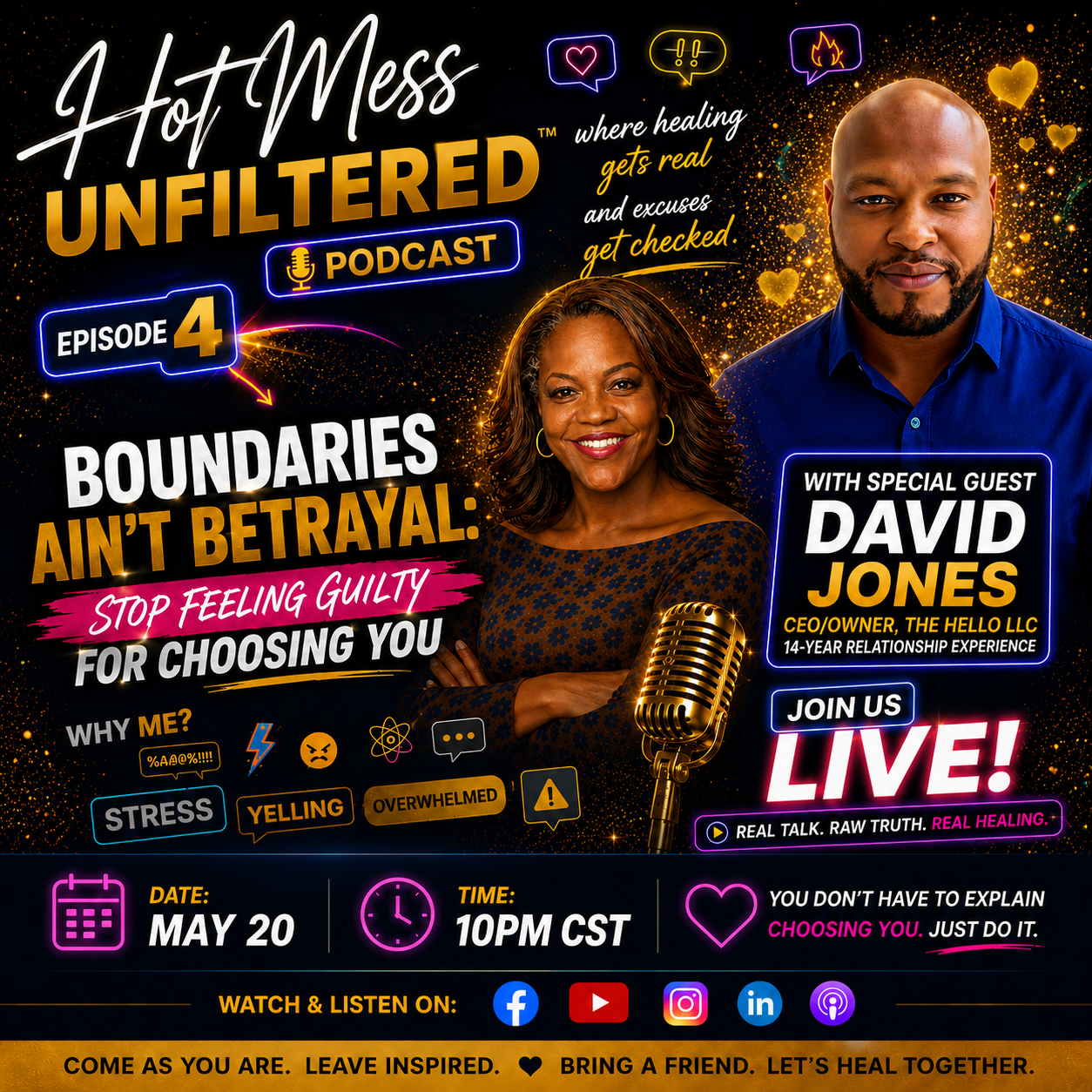 BOUNDARIES AIN’T BETRAYAL: STOP FEELING GUILTY FOR CHOOSING YOU  episode artwork