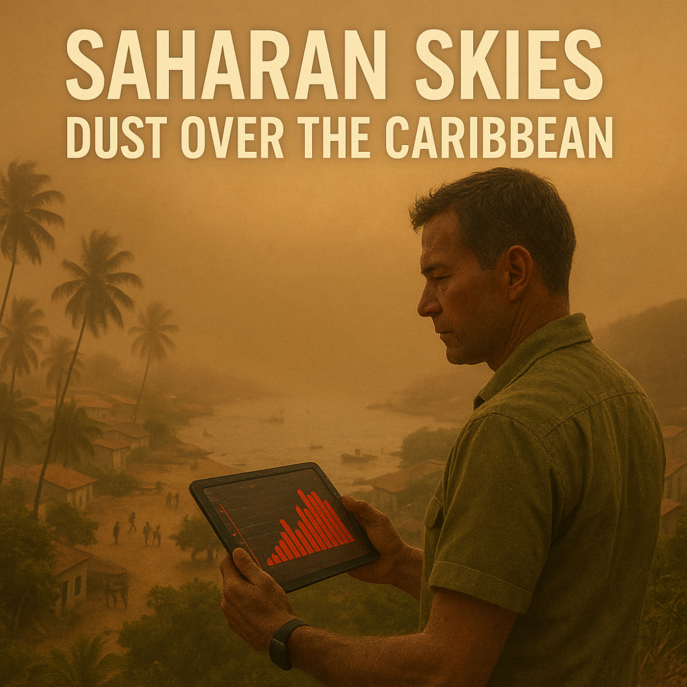 Saharan Skies: Dust Plume Blanks the Caribbean in Unprecedented Density