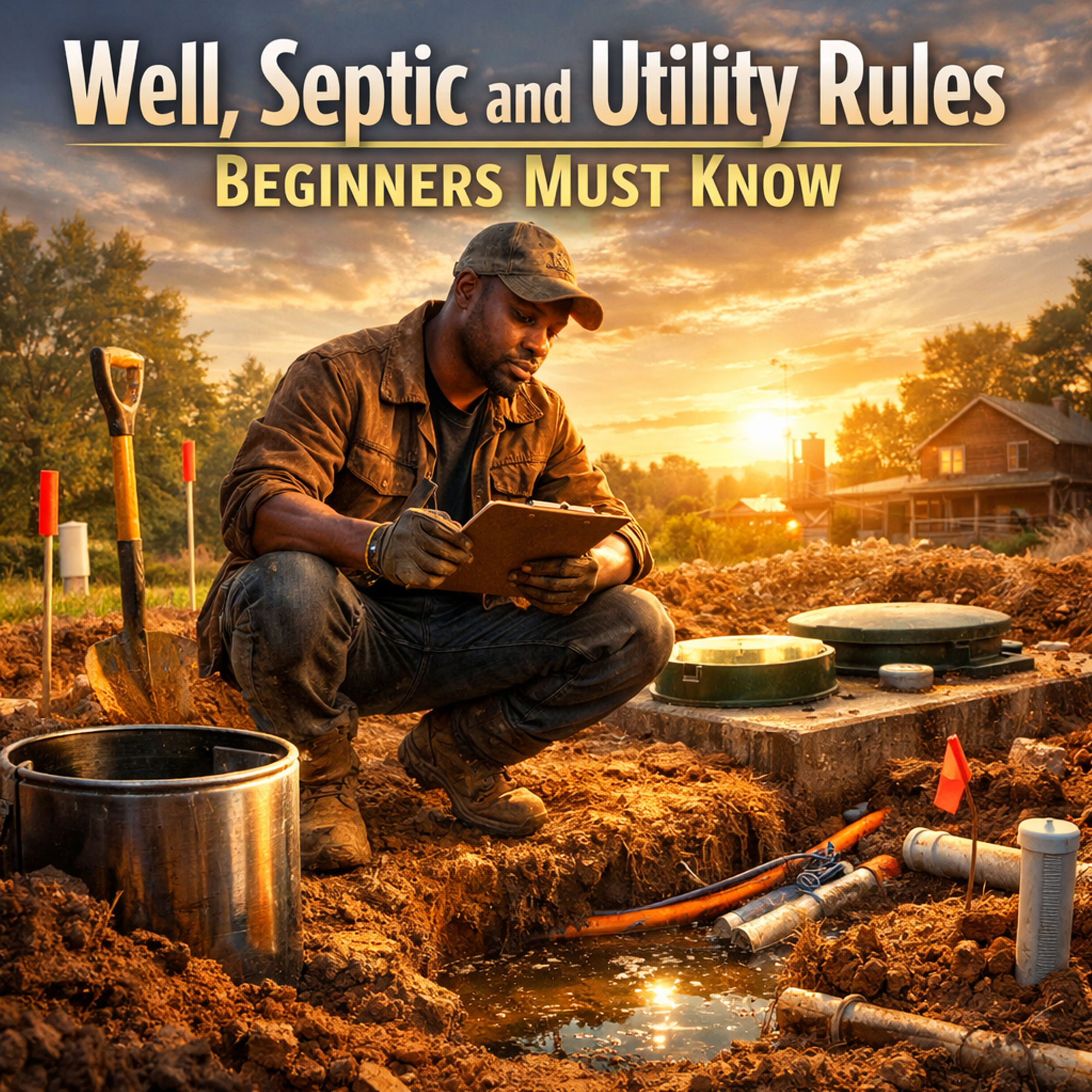Well, Septic and Utility Rules Beginners Must Know