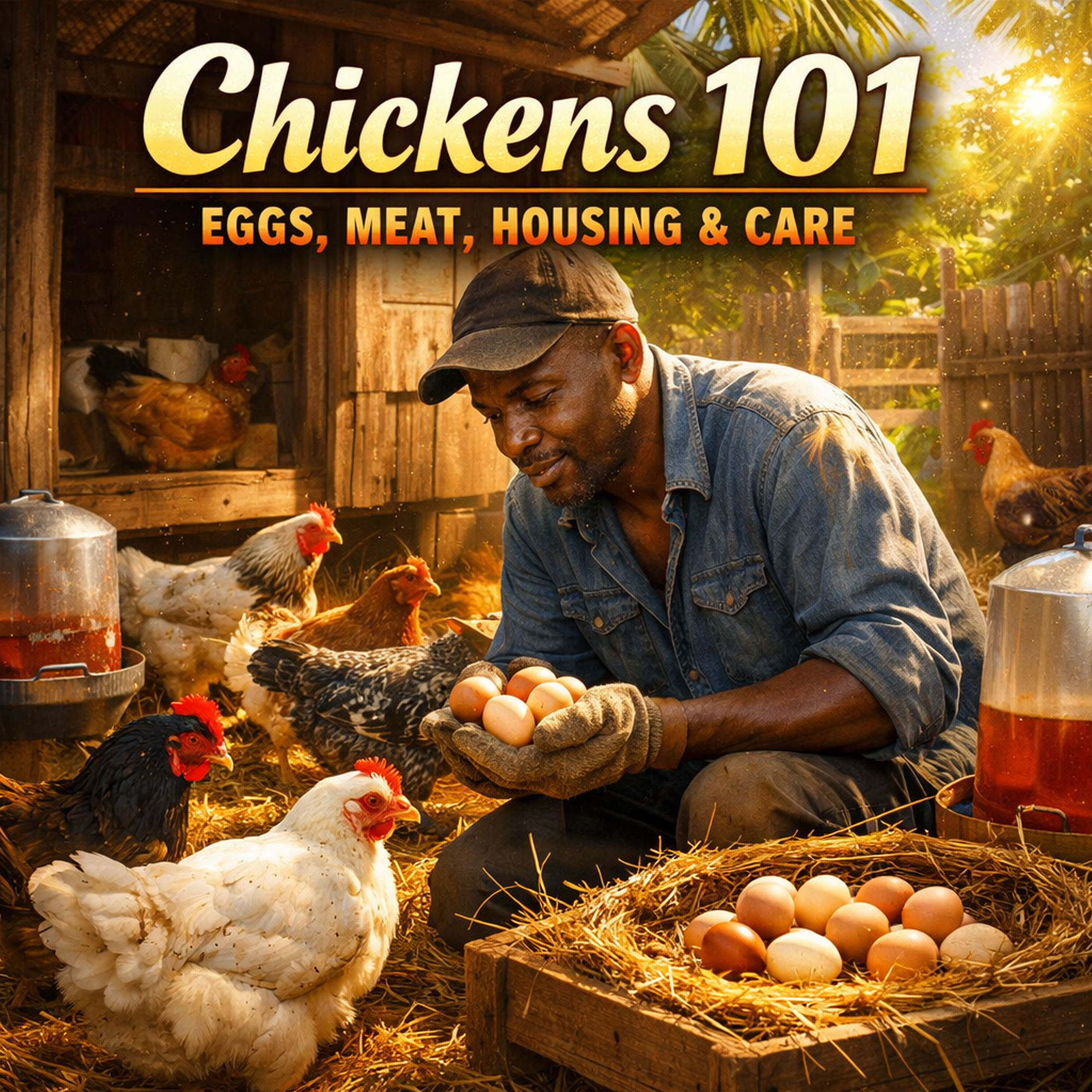 Chickens 101: Eggs, Meat, Housing and Care Perfect Starter Livestock