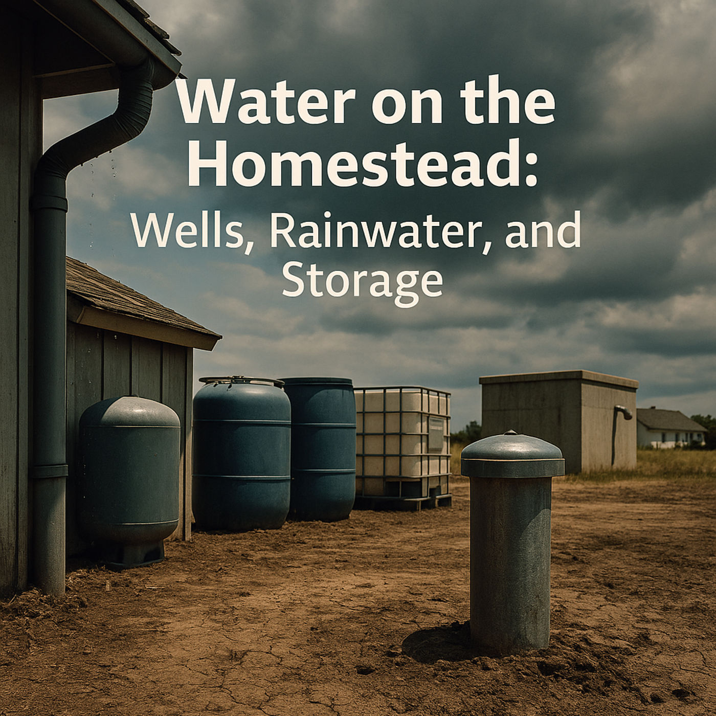 Water on the Homestead: Wells, Rainwater, and Storage