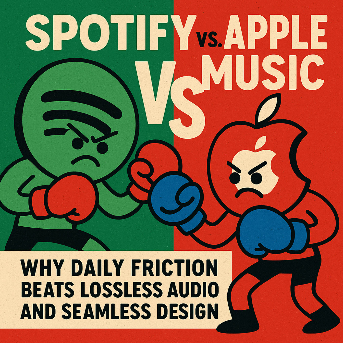 Spotify vs. Apple Music: Why Daily Friction Beats Lossless Audio and Seamless Design