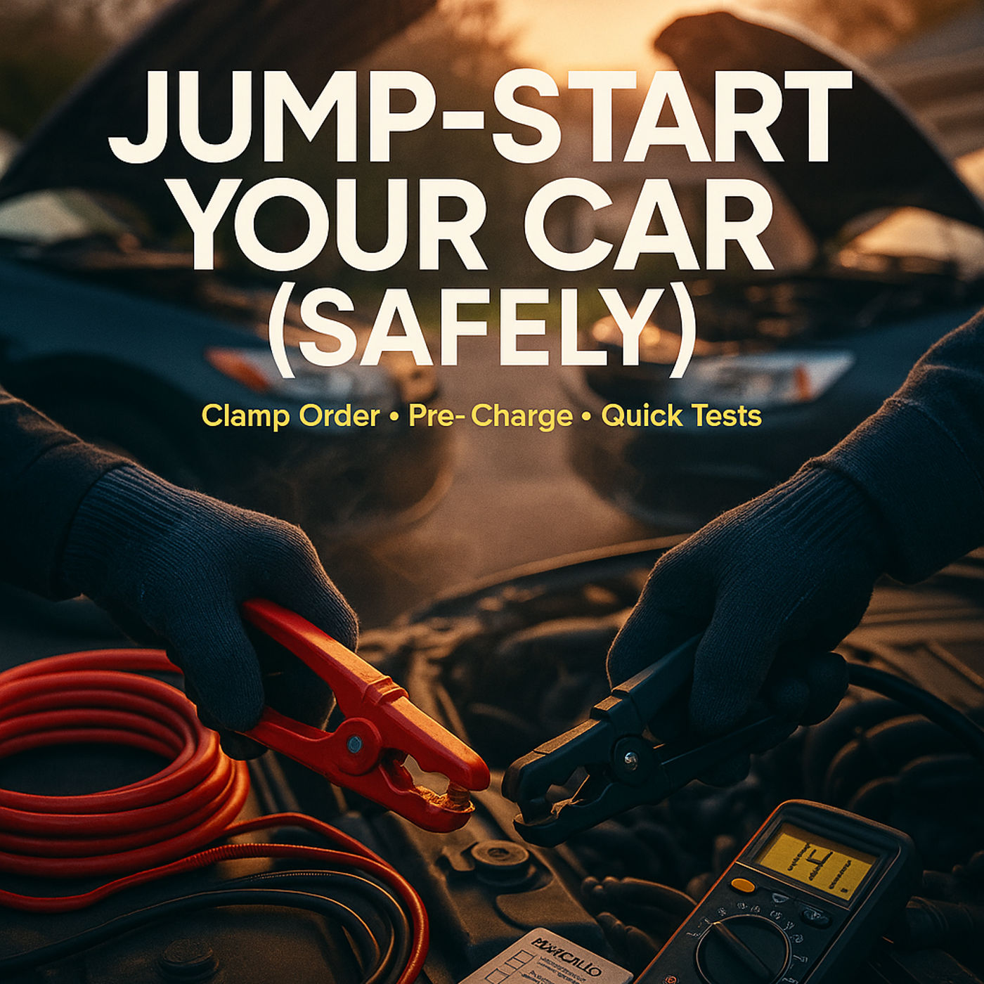 Everyday Tool Skills — Jump-Start a Car Safely