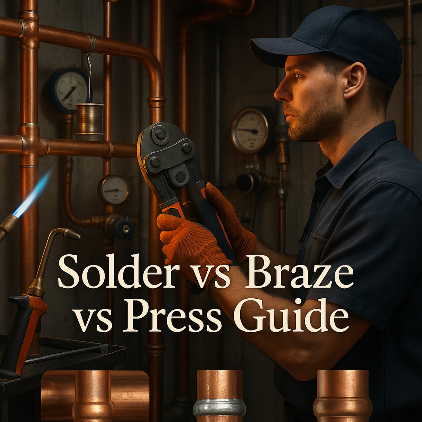 Solder vs. Braze vs. Press: Education How-To Trades Guide