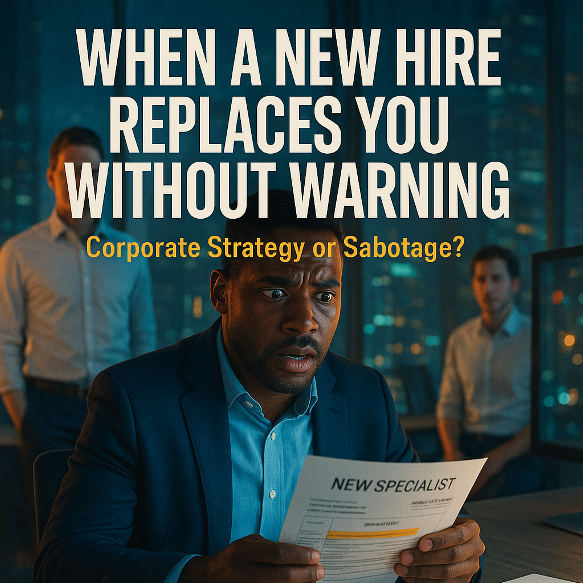 When a New Hire Replaces You Without Warning
