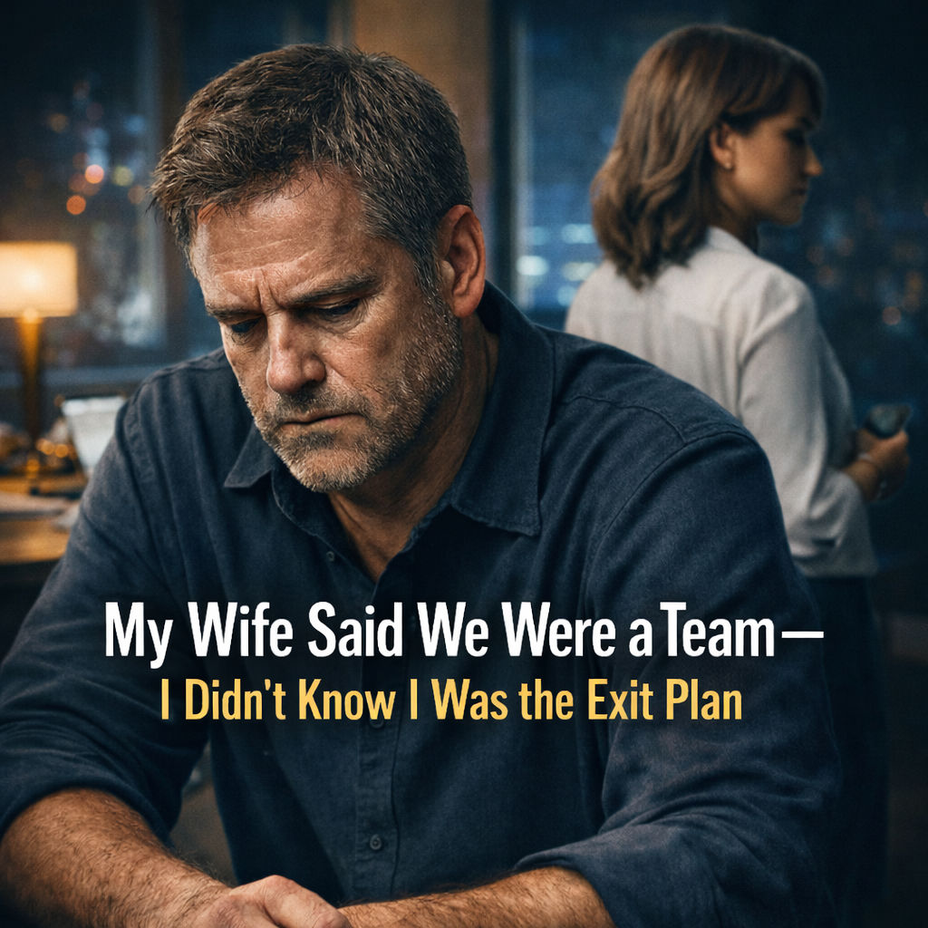 My Wife Said We Were a Team — I Didn’t Know I Was the Exit Plan