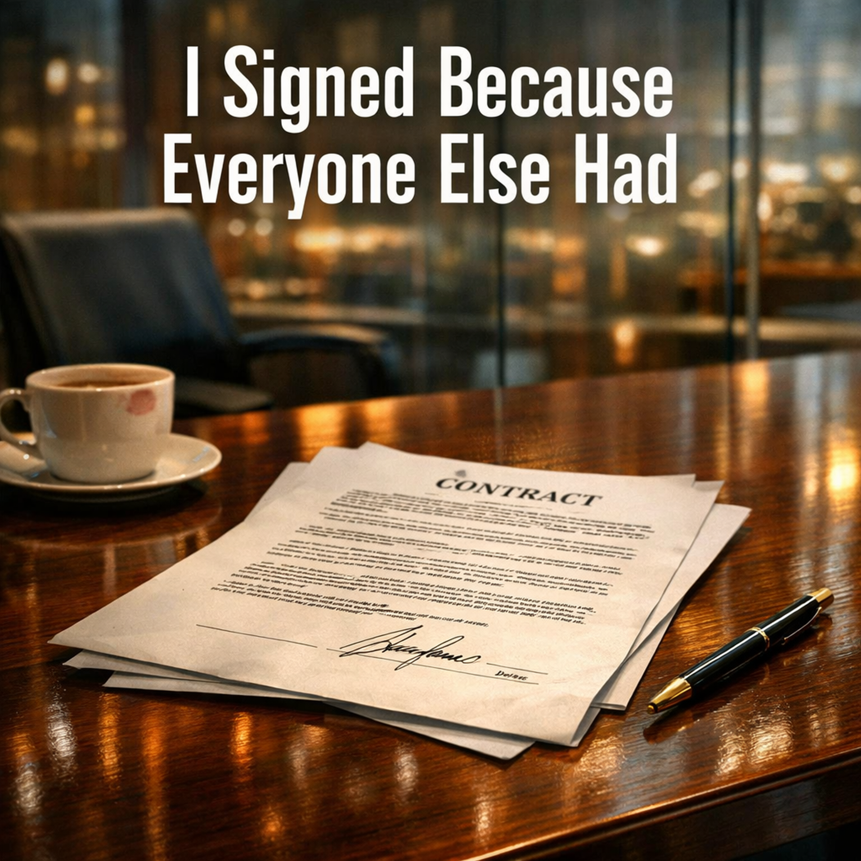 I Signed Because Everyone Else Had