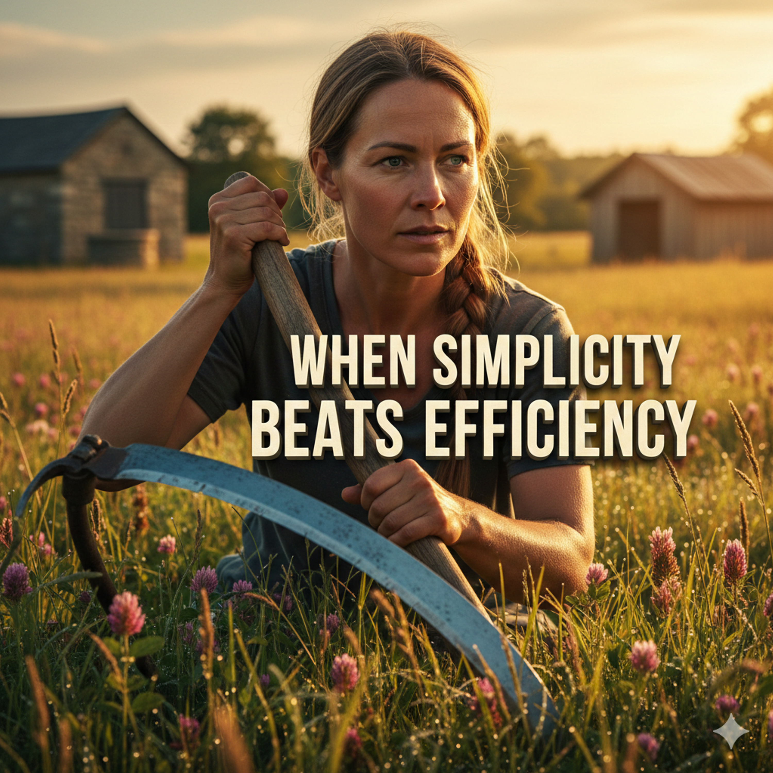 When Simplicity Beats Efficiency