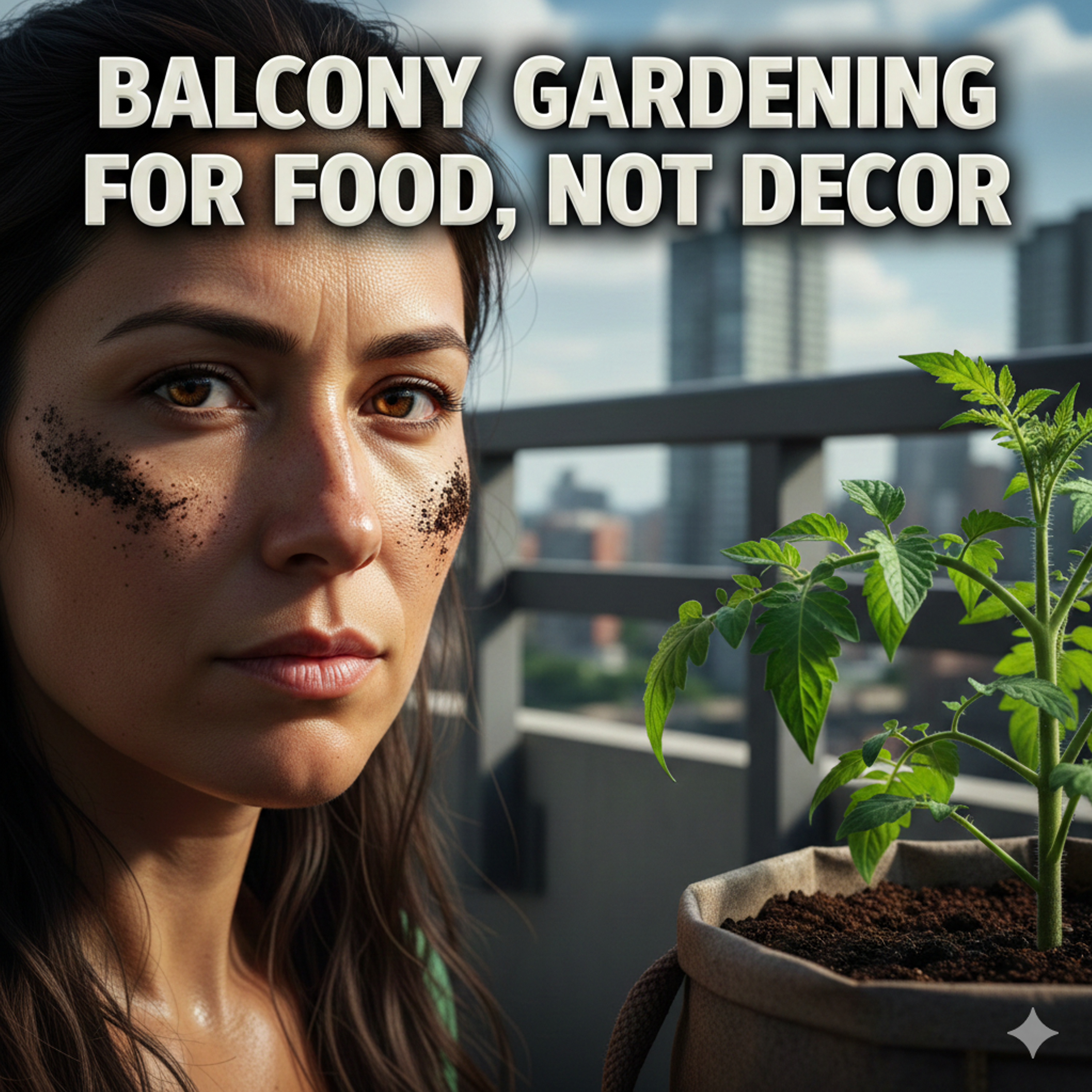 Balcony Gardening for Food, Not Decor