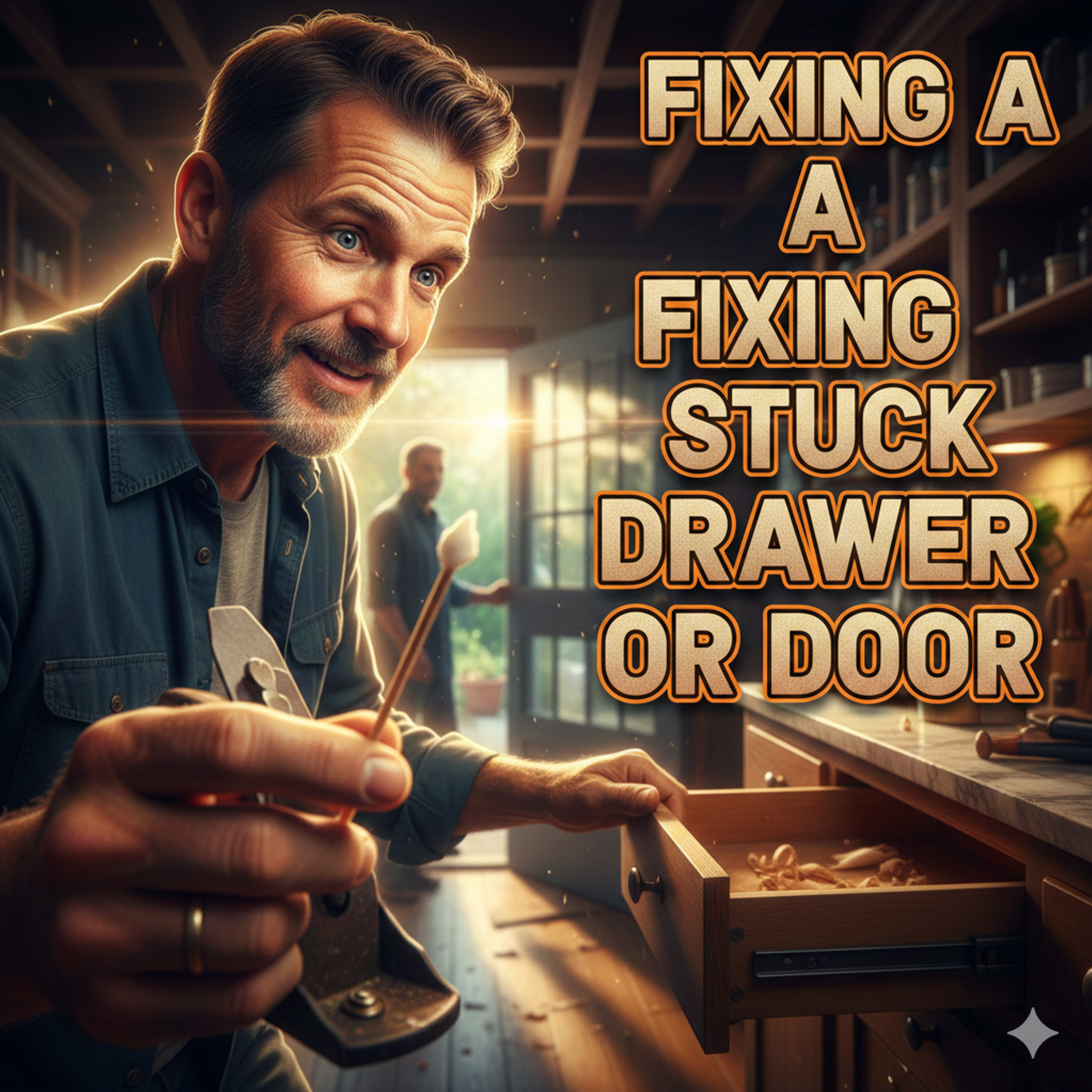 Fixing a Stuck Drawer or Door