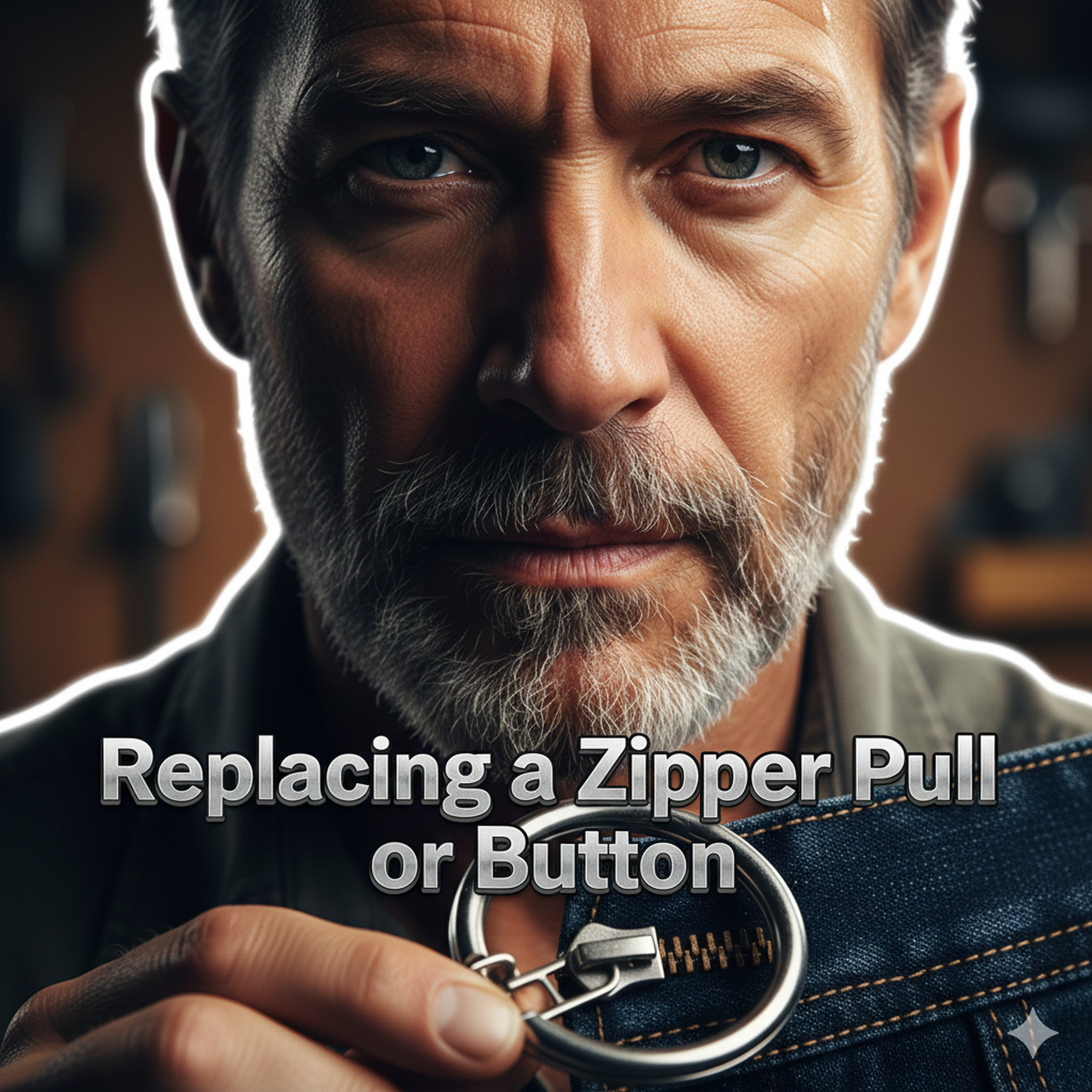 Replacing a Zipper Pull or Button