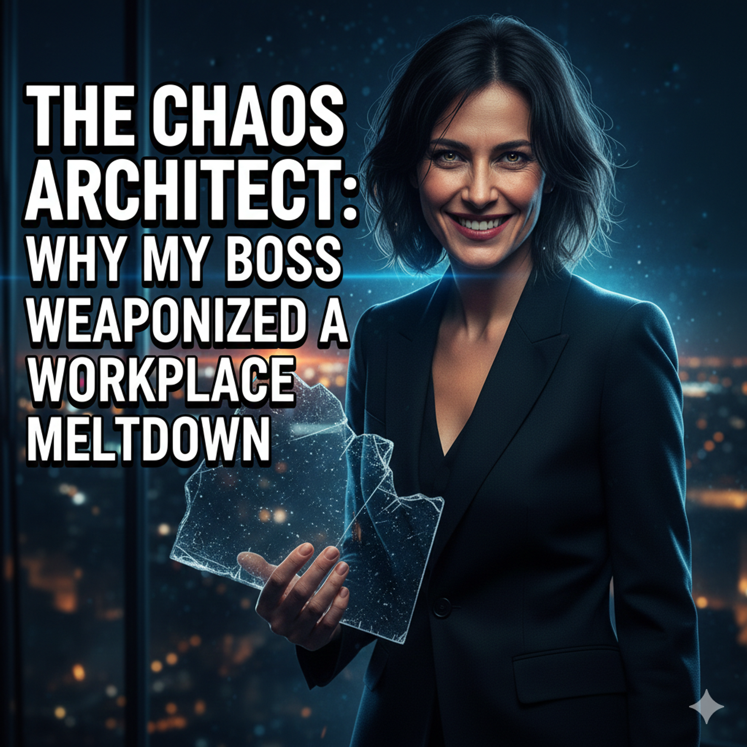 The Chaos Architect: Why My Boss Weaponized a Workplace Meltdown
