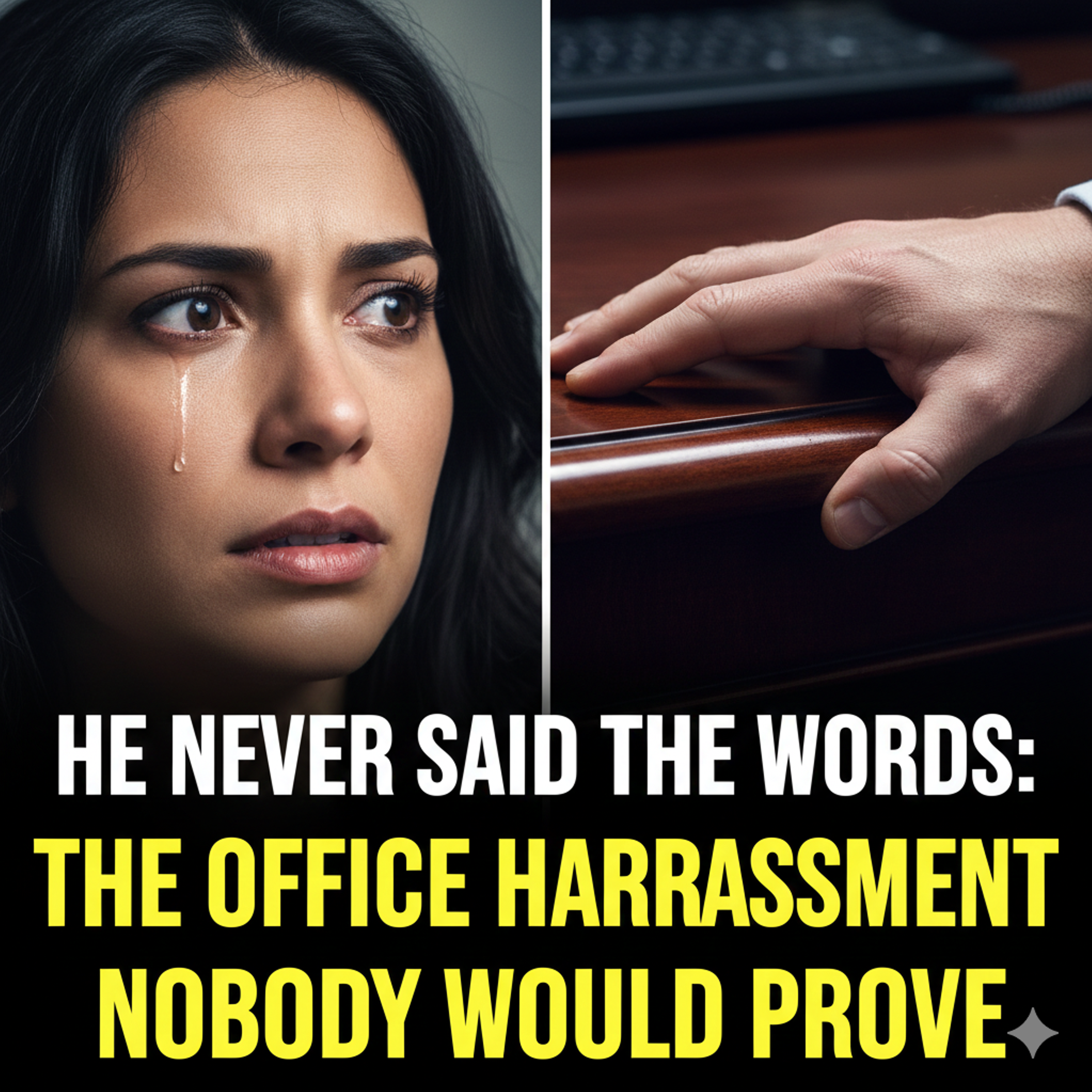 HE NEVER SAID THE WORDS: THE OFFICE HARASSMENT NOBODY WOULD PROVE