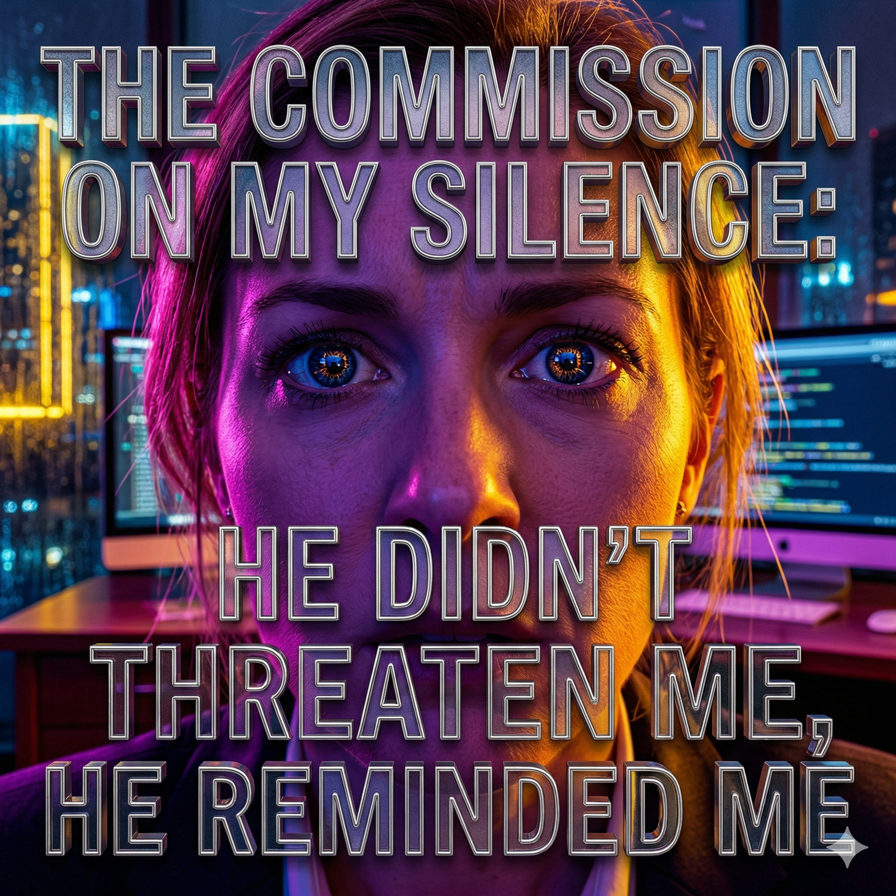 The Commission on My Silence: He Didn’t Threaten Me, He Reminded Me