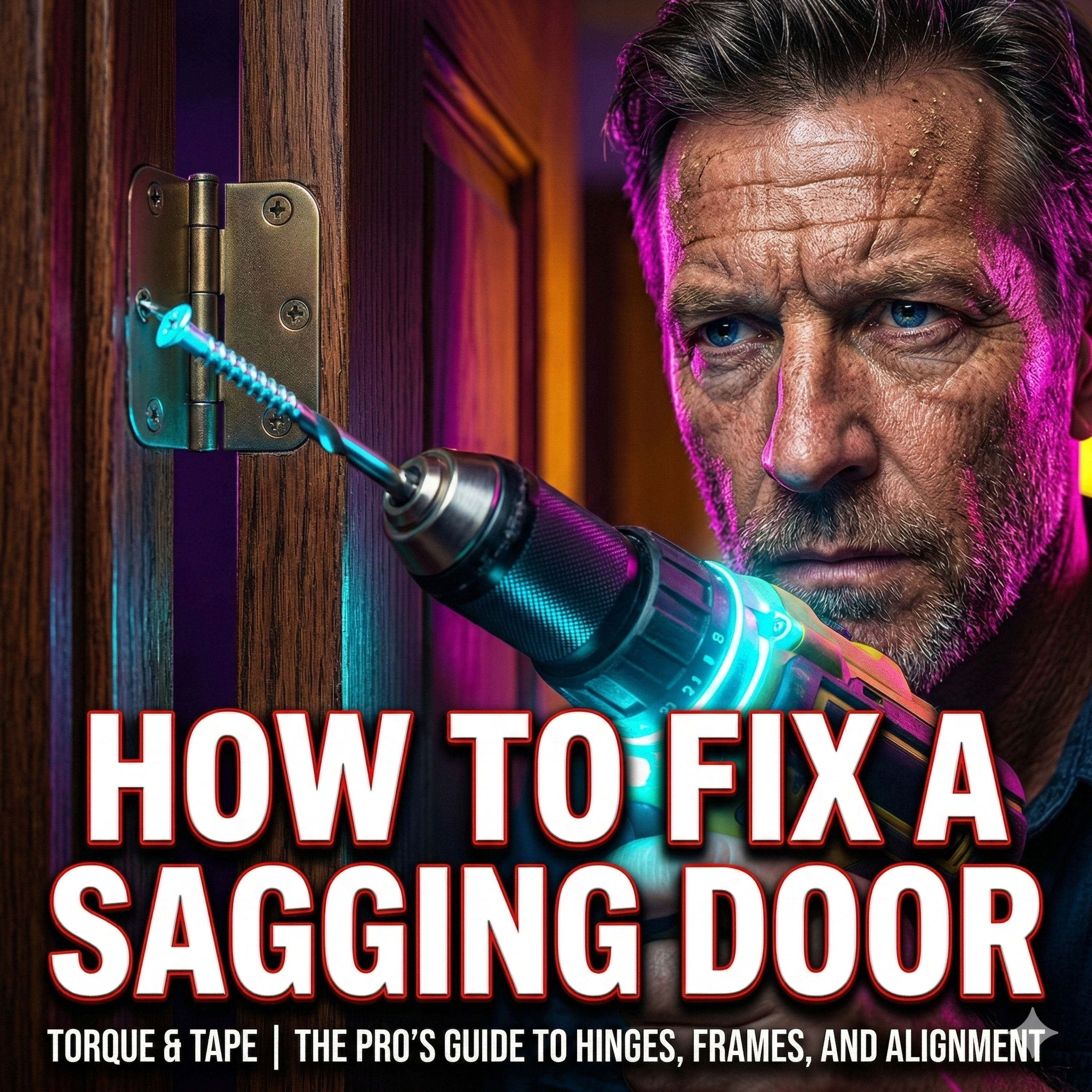 How to Fix a Sagging Door: The Pro’s Guide to Hinges, Frames, and Alignment